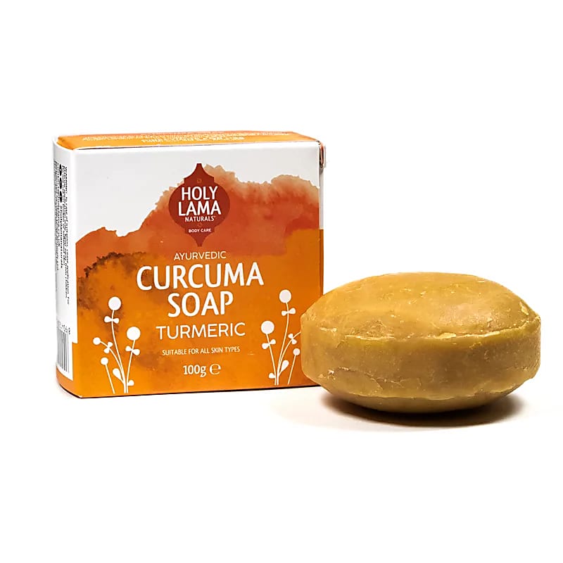 Holy Lama Curcuma Soap --set Of 2 Pcs - 100 G