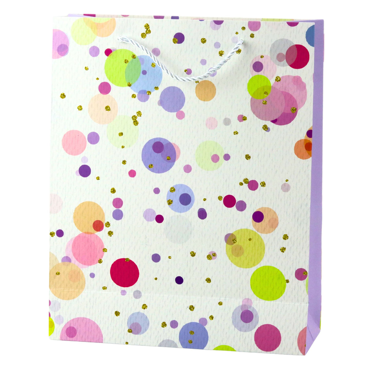 Geschenktüte com Aquarell-pastell-punkten 32 × 26 × 10 cm