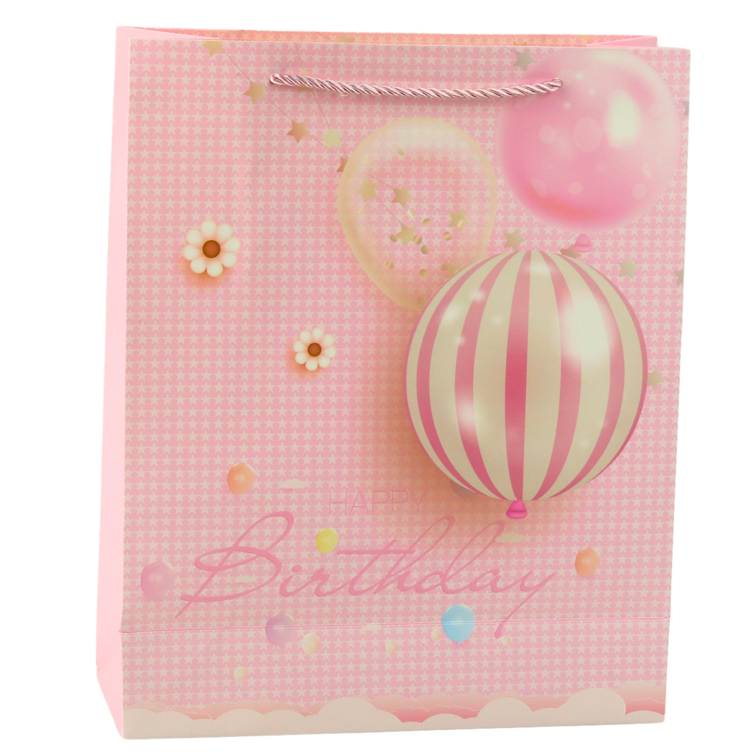 Birthday Gift Bag Happy Birthday Balloons 32 X 26 X 12 Cm