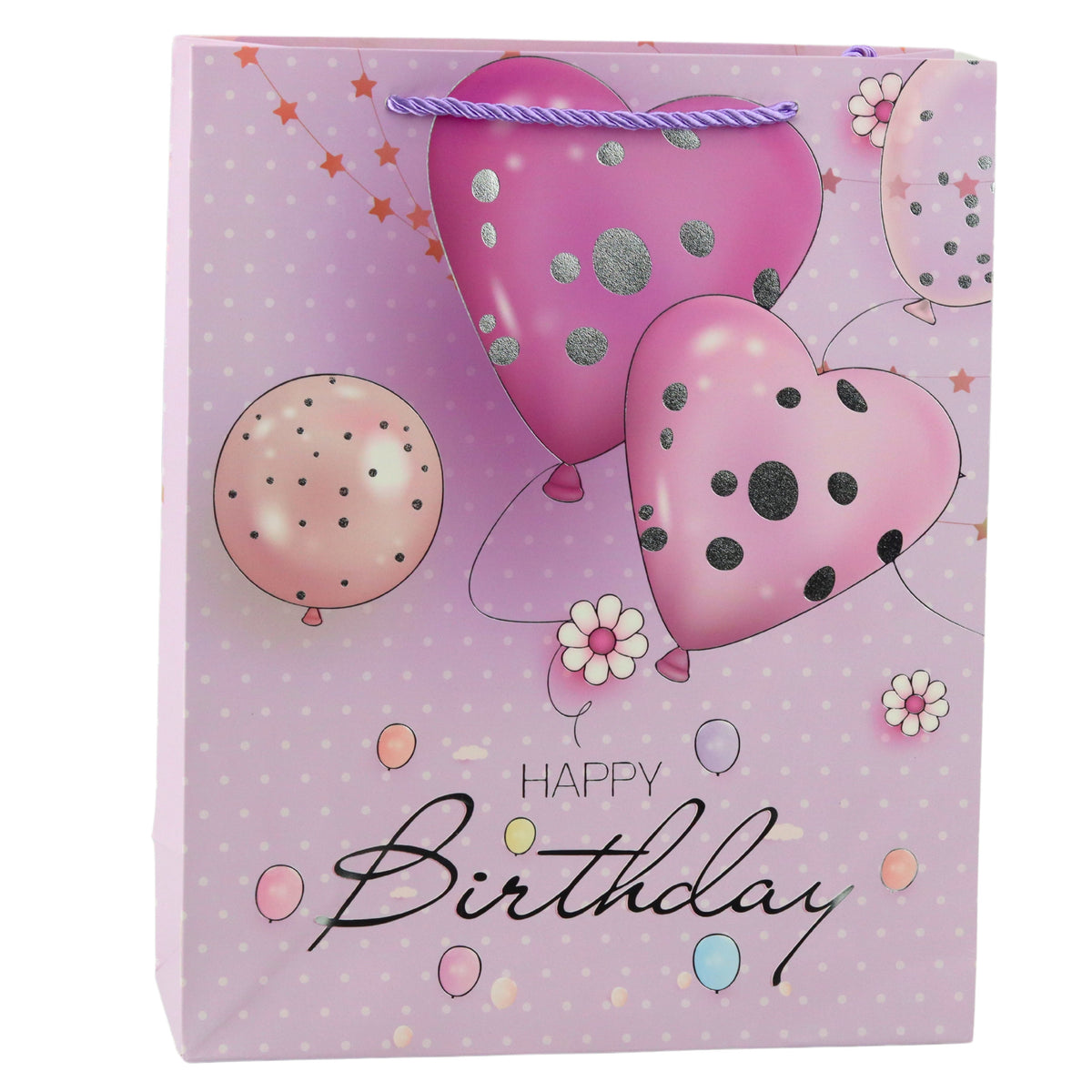 Birthday Gift Bag Happy Birthday Balloons 32 X 26 X 12 Cm