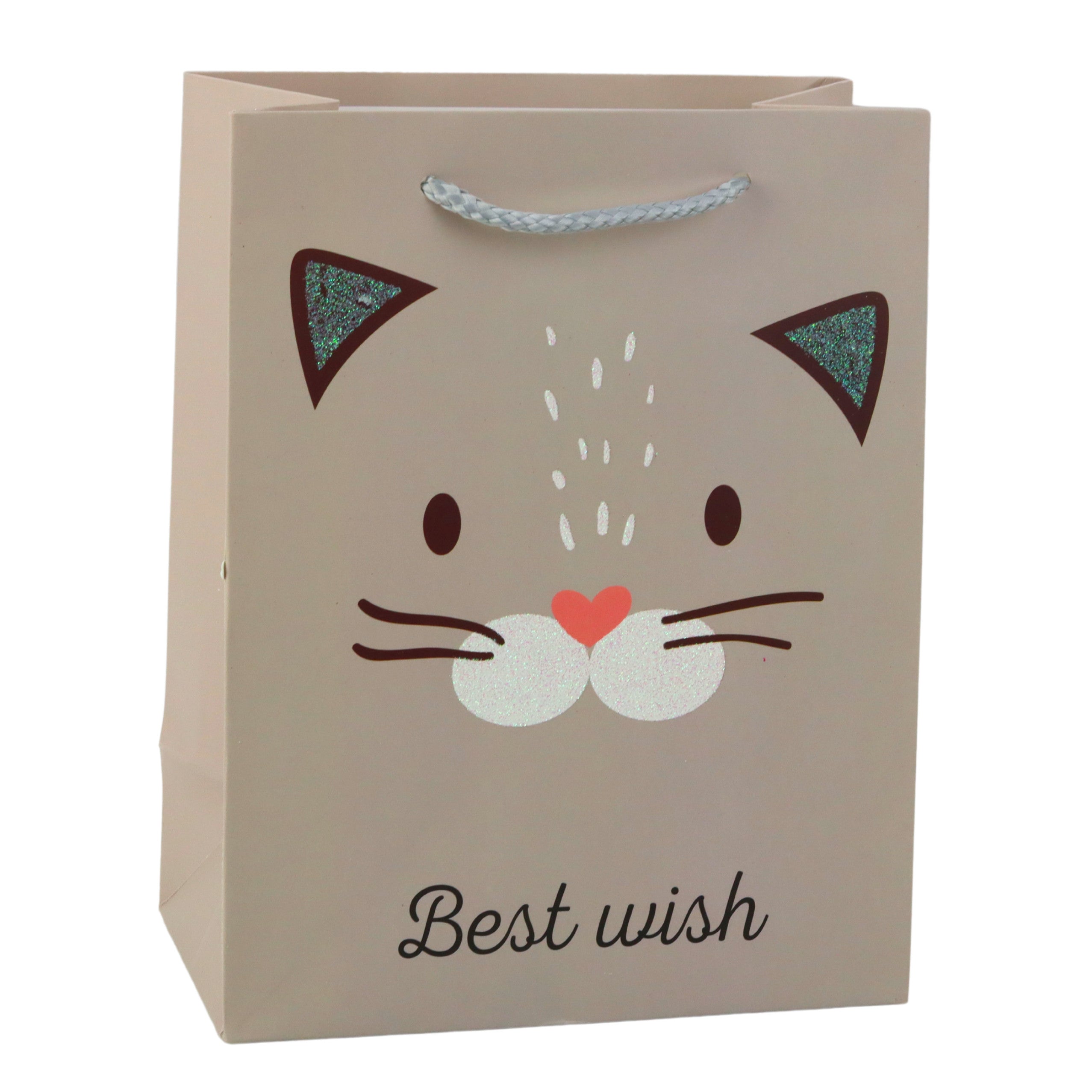 Paper Gift Bag Animals Glitter 23 X 18 X 10.5 Cm