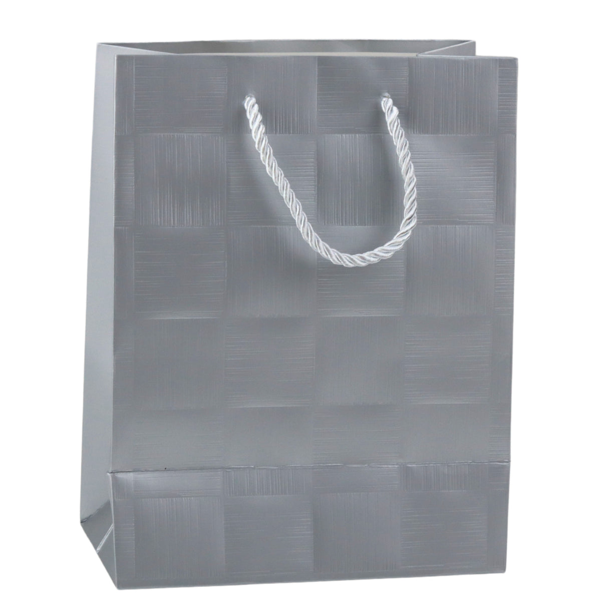 Gift Bag Structured Squares Elegant 23 X 18 X 10 Cm