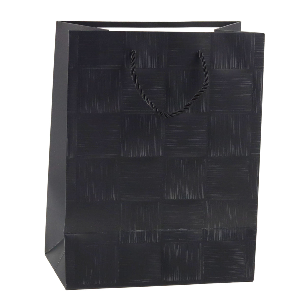 Gift Bag Structured Squares Elegant 23 X 18 X 10 Cm
