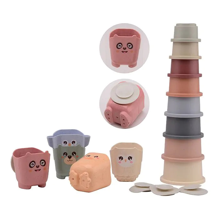 Joueco Bioplastic Baby stable spande og kopper