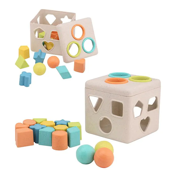 Joueco Baby Shape Sorter Square Bio Plastic