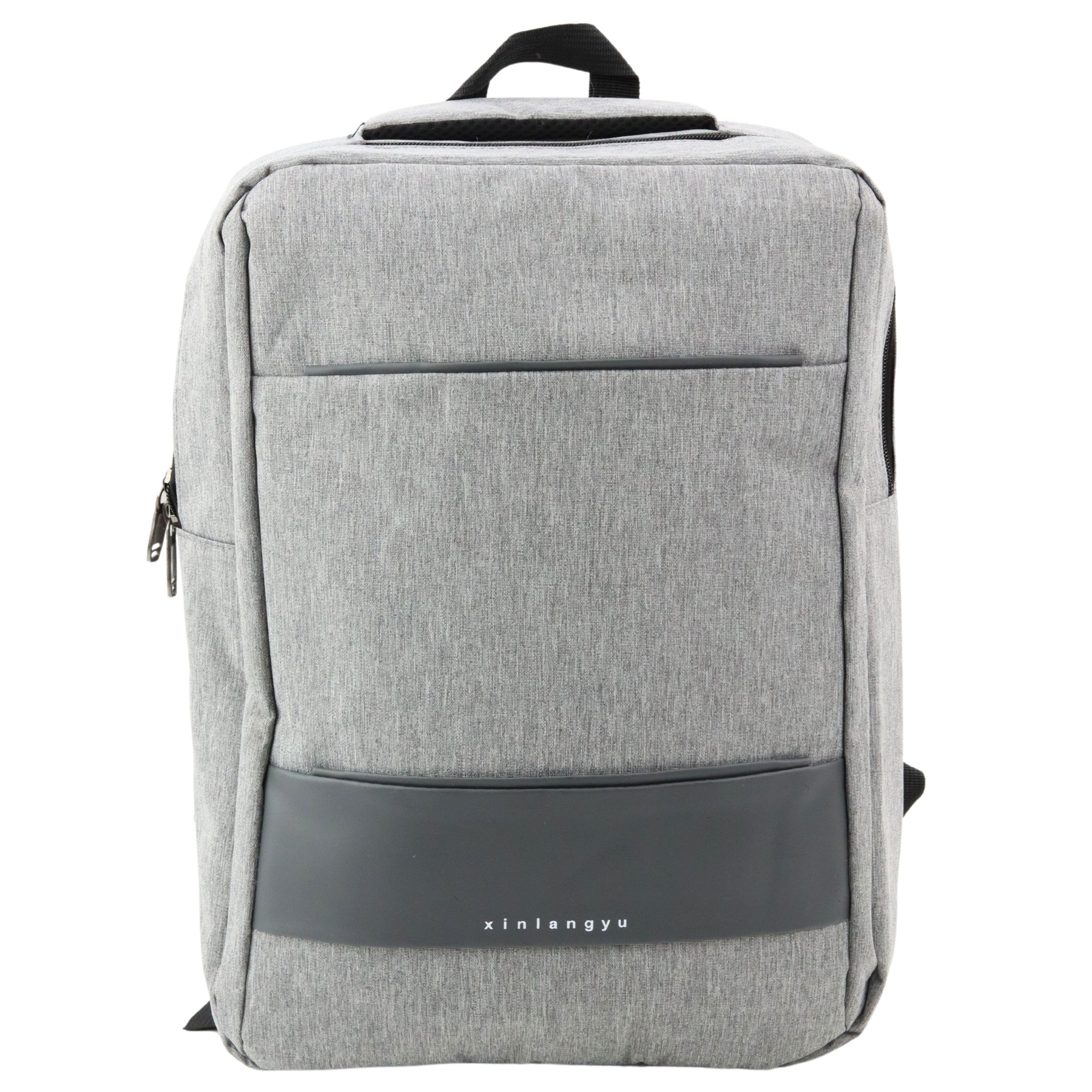 Mochila City Business Usb Compartimento Médio Cinza 14l 40cm