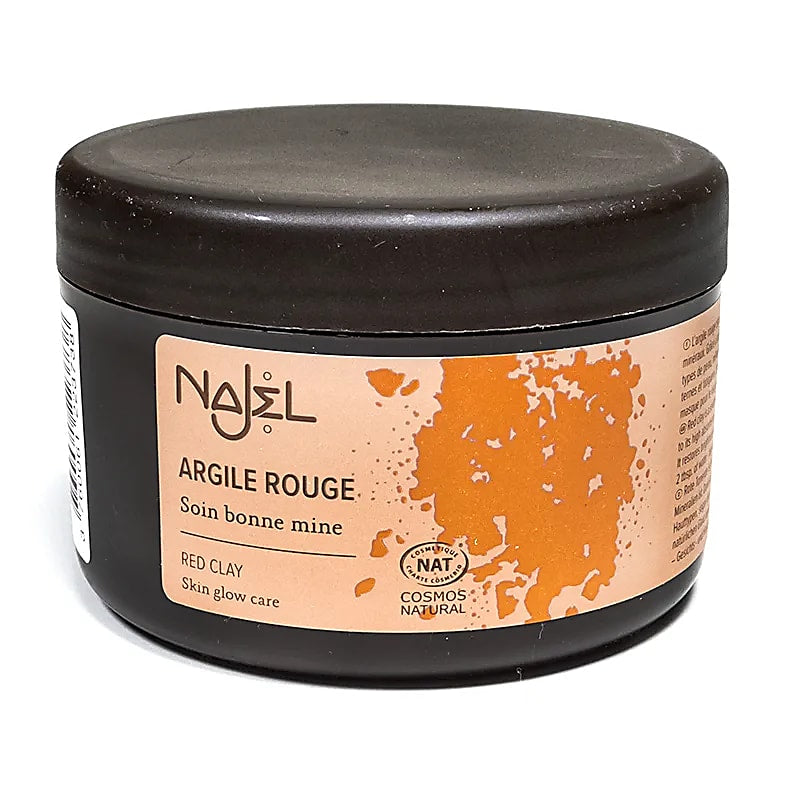 Najel Polvere Di Argilla Rossa Per Maschera Viso --set Da 2 Pz - 150 G