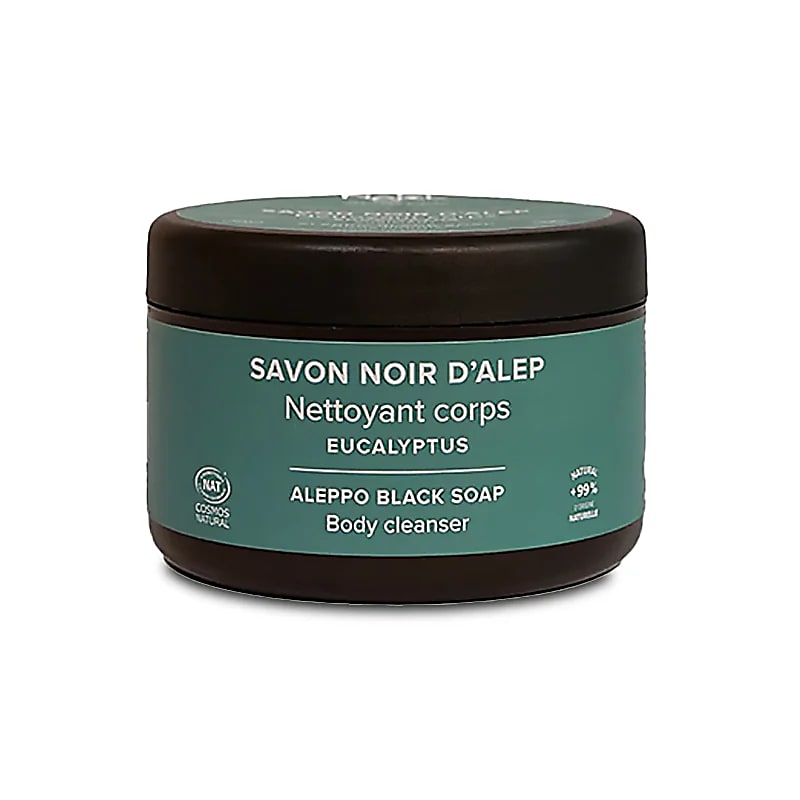 Najel Aleppo Black Soap Eucalyptus --set Of 2 Pcs - 180 G