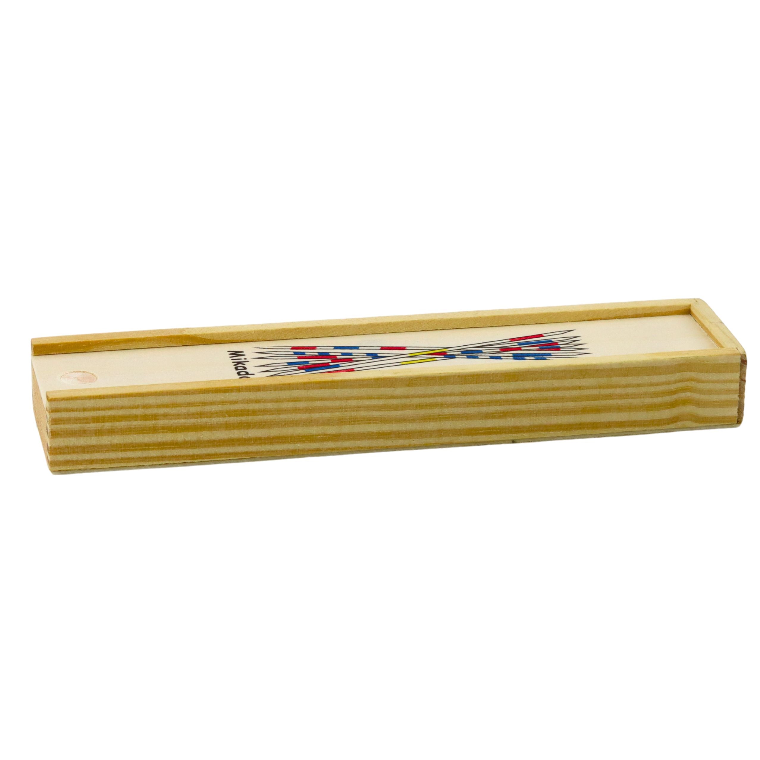 Family Game Of Dexterity Wooden Mikado Pick-up Sticks 41 Pcs.
