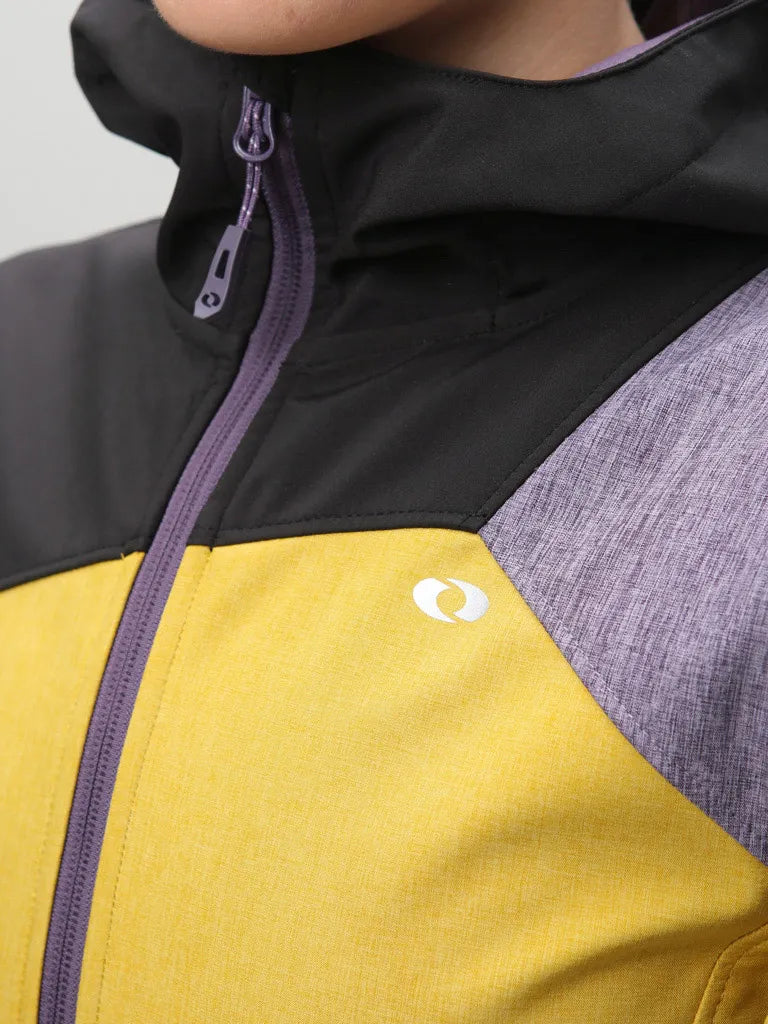 Chaqueta softshell mujer loap laskona amarillo xl