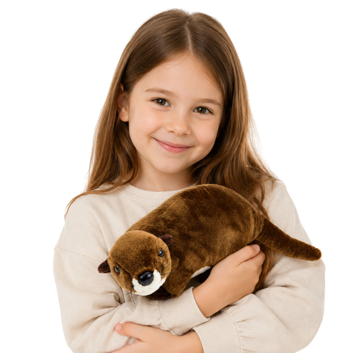 Plush Toy Otter Cuddly Toy Brown 37cm