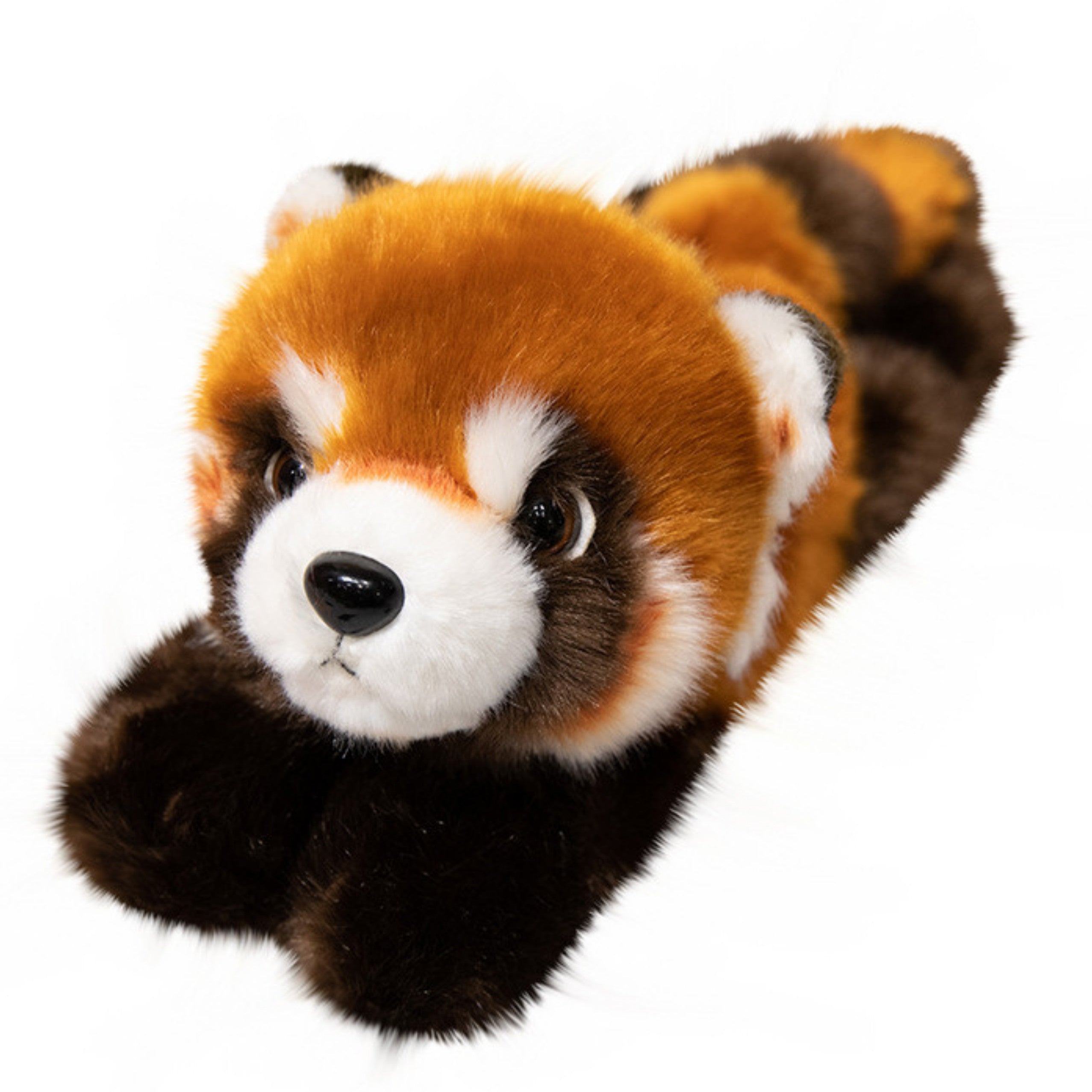 Peluche Panda Rojo Mascota Llavero Anillo Mosquetón 13cm