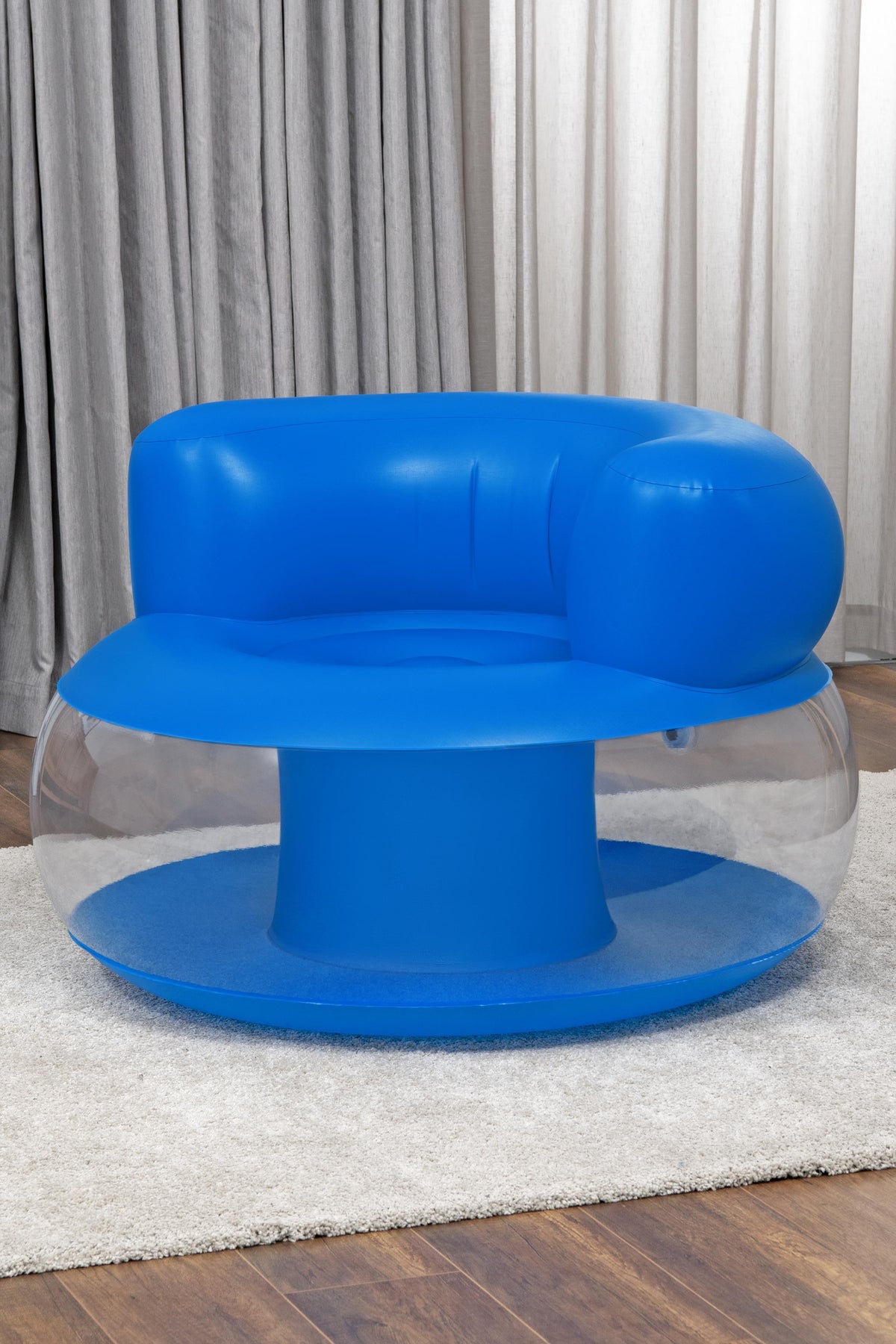 Chaise gonflable bleue 112 X 112 X 70 Cm Bestway 75138