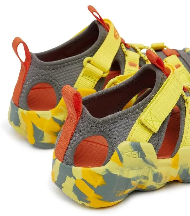 Bróga leanaí Keen jr hyperport h2 tráthnóna sabhaircín/cruach liath buí 27-28