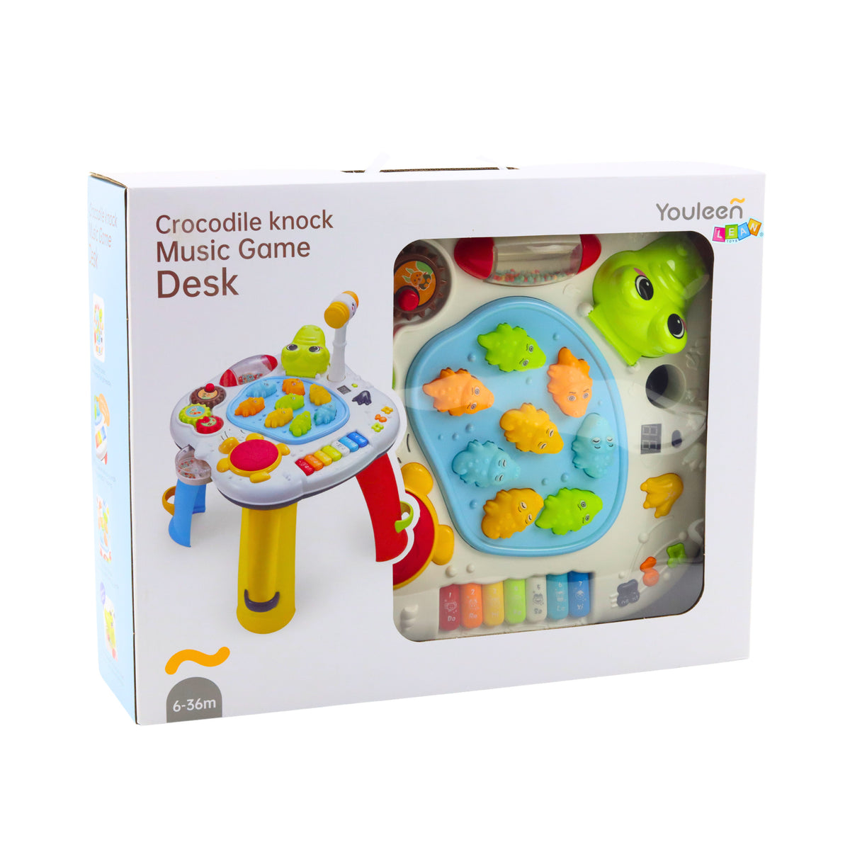 Interactive Educational Table Piano Drum Crocodile