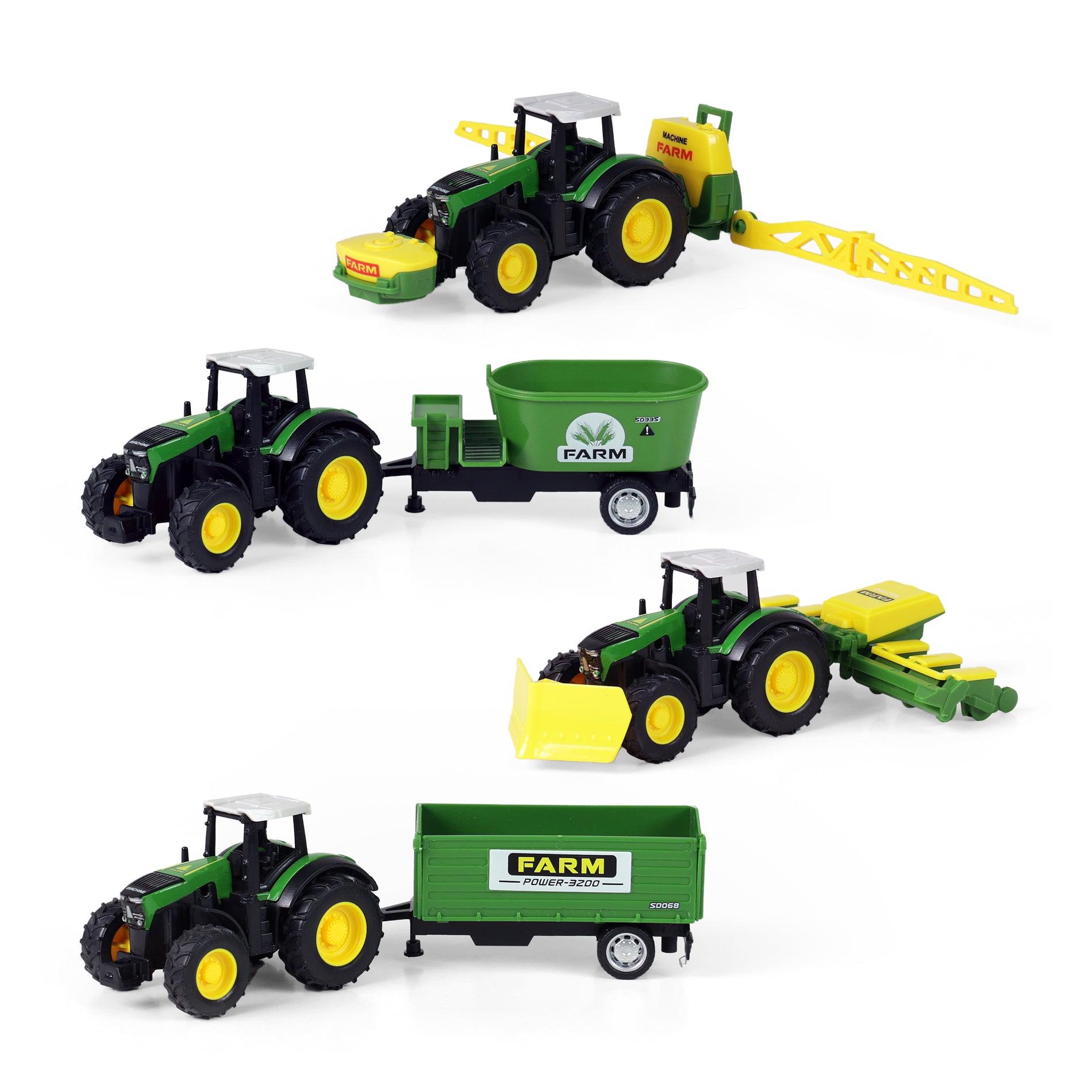 Tractor metalic cu siding