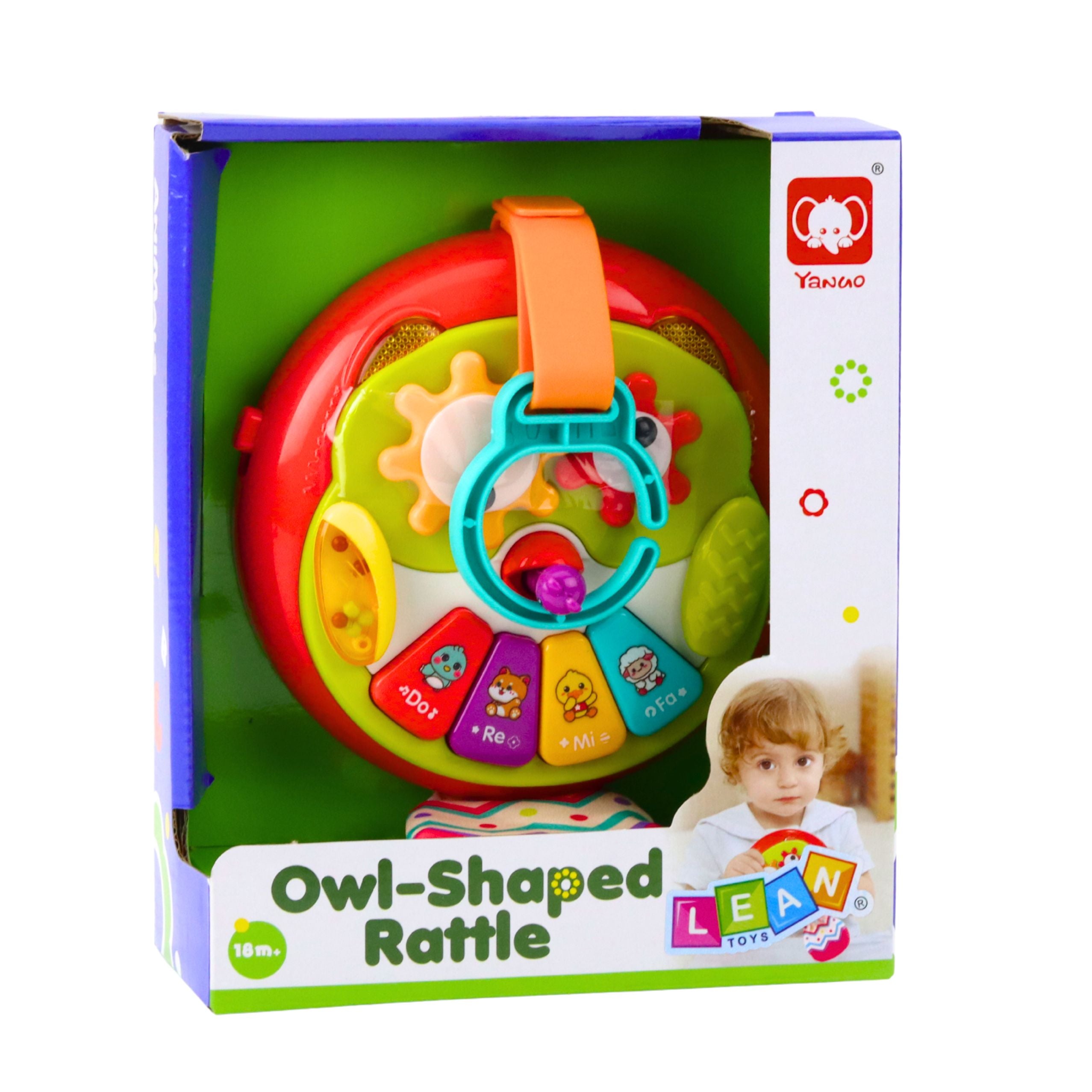 Interactive Owl Pendant With Moving Elements Piano And Rustling Tail