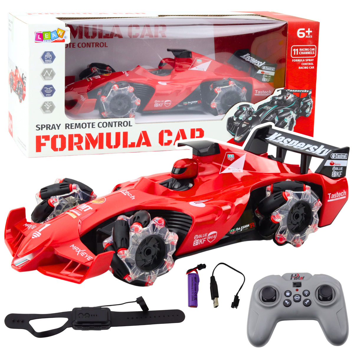 Rc Car Smoke Effect 2.4g Red