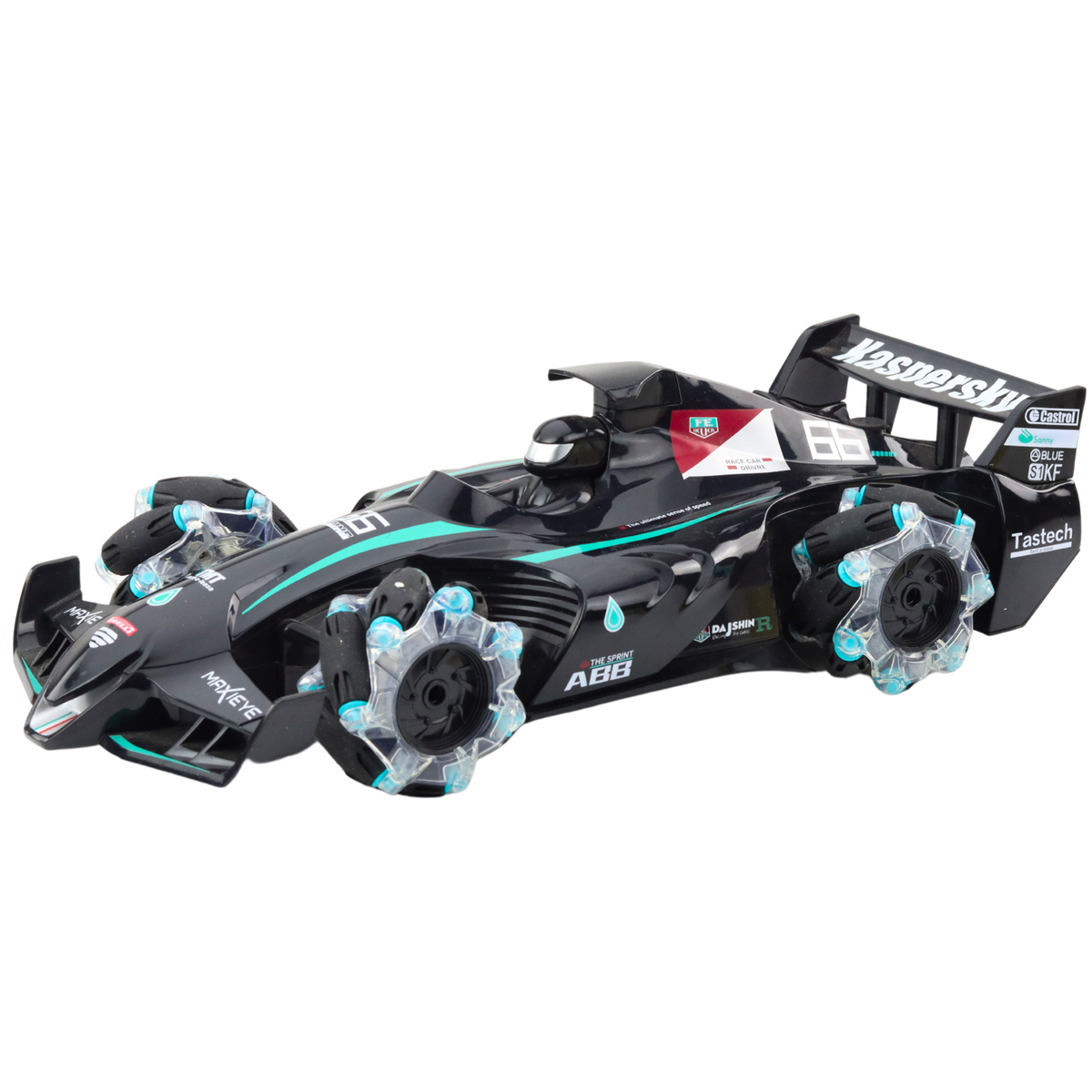 Rc Car Sports Car Remote Controlled Smoke Effect 2.4g Black