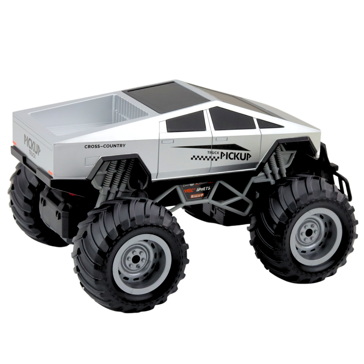 Off-road Rc Car Remote Controlled Silver 1:16