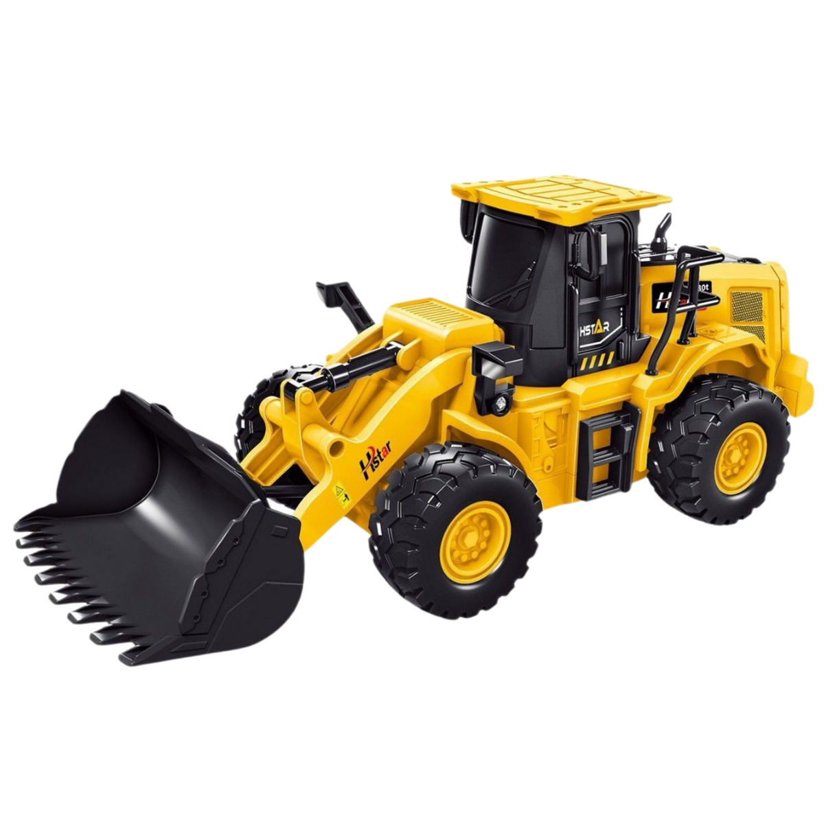 Excavator Bulldozer Remote Control Rc 2.4g 6ch Yellow