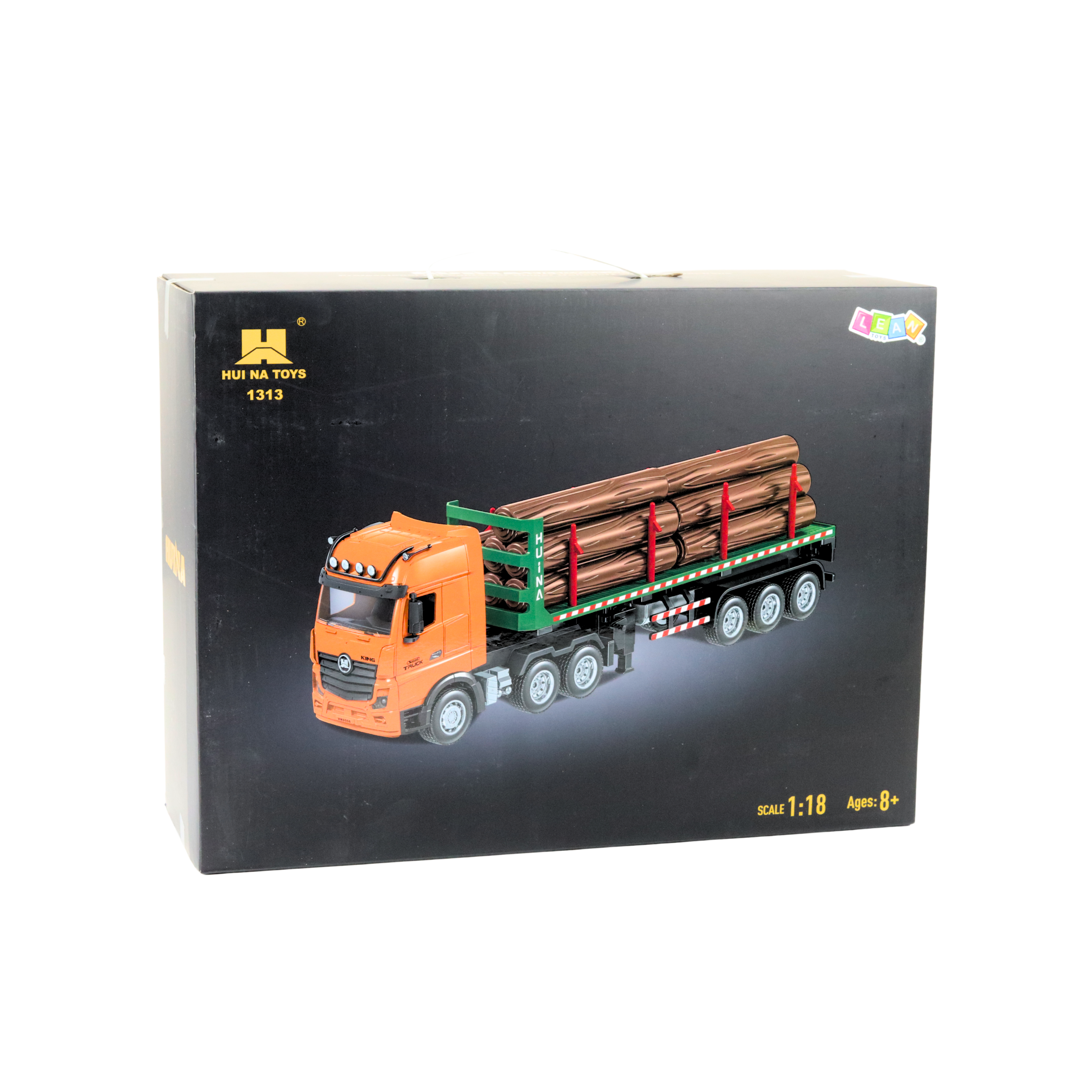Remote Controlled Timber Transporter Truck Rc Huina 1:18