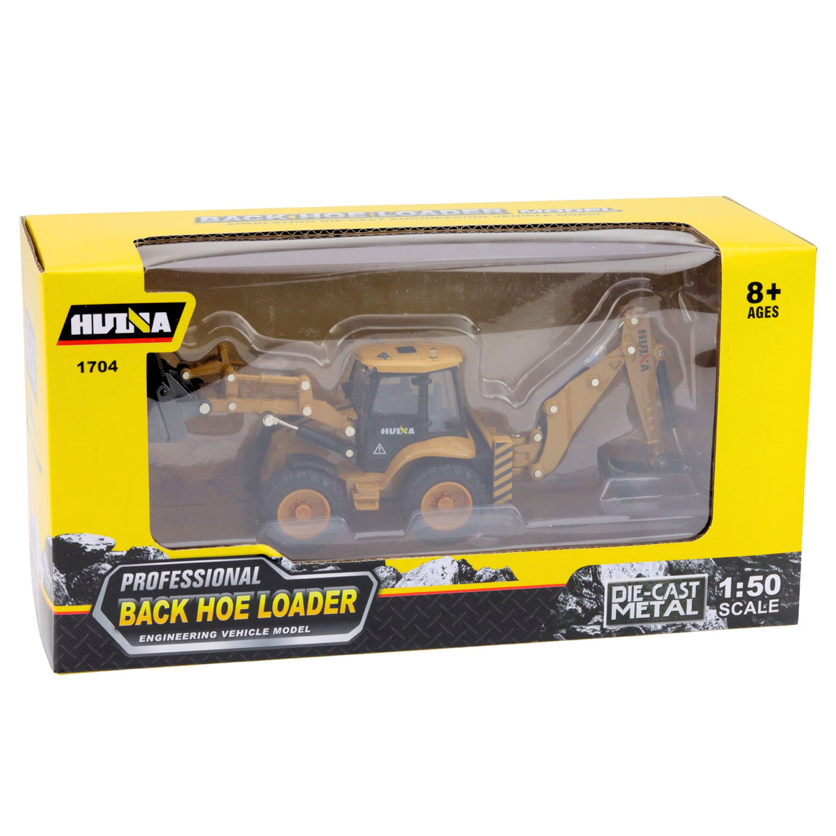 Telescopic Handler Metal Huina Yellow 1:50