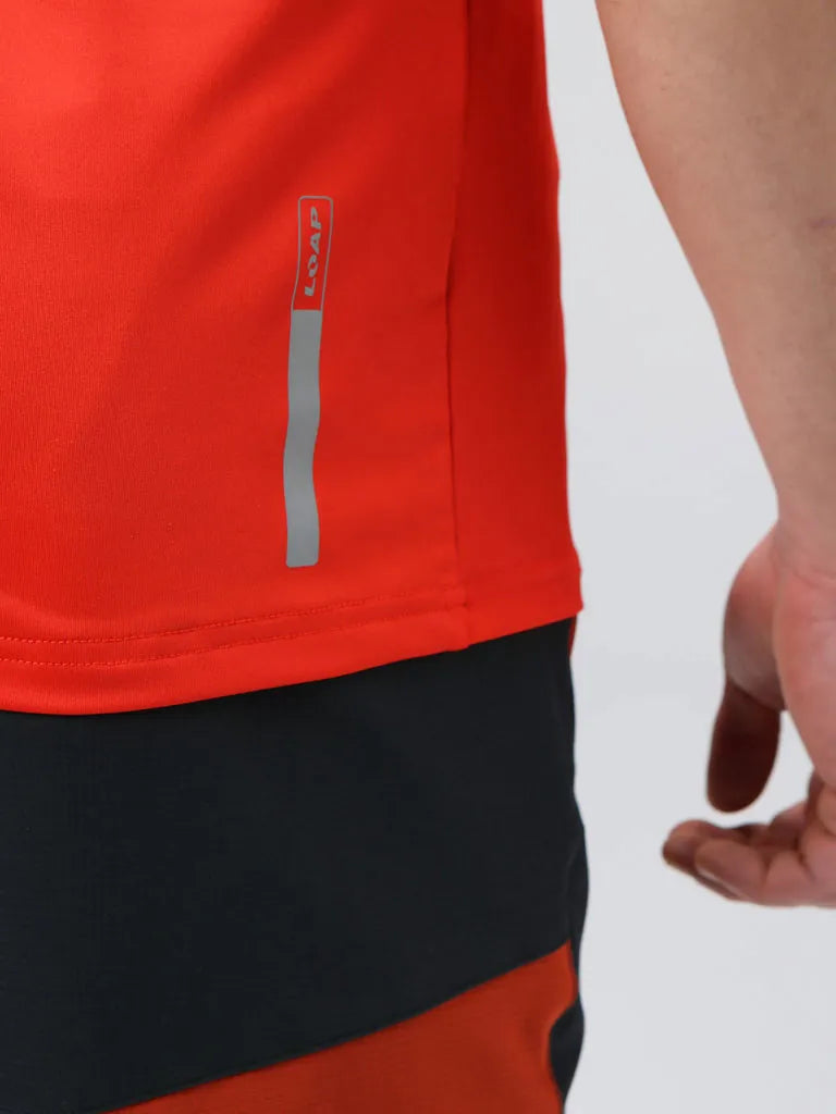 Camiseta masculina Loap Mydar Org laranja