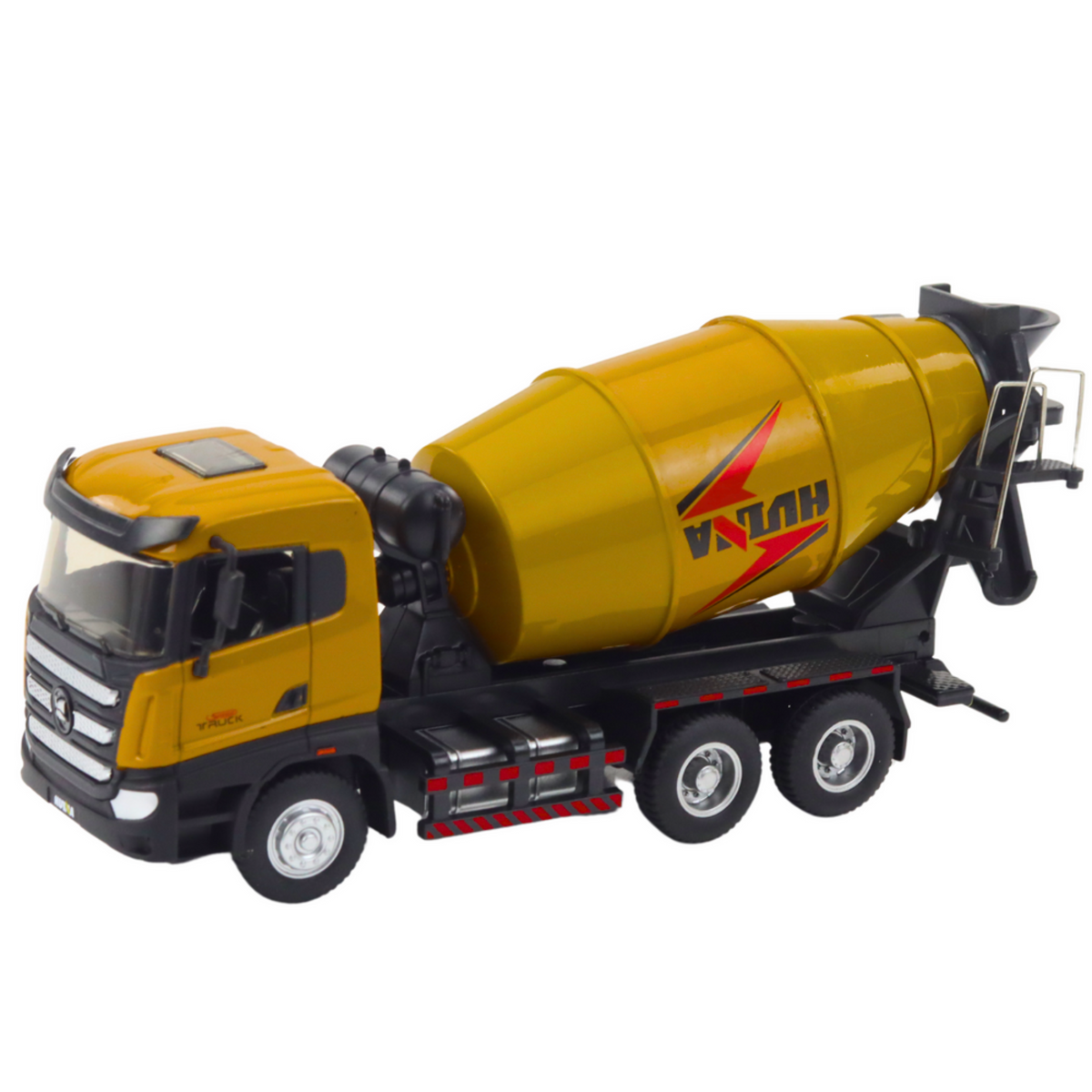Betoneira Veículo de construção Metal Huina Khaki 1:50