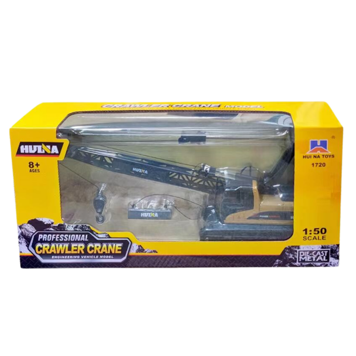 Huina Metal Movable Crawler Crane 1:50