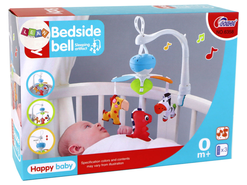 Battery-powered Crib Carousel Universal Clip Hangers Blue