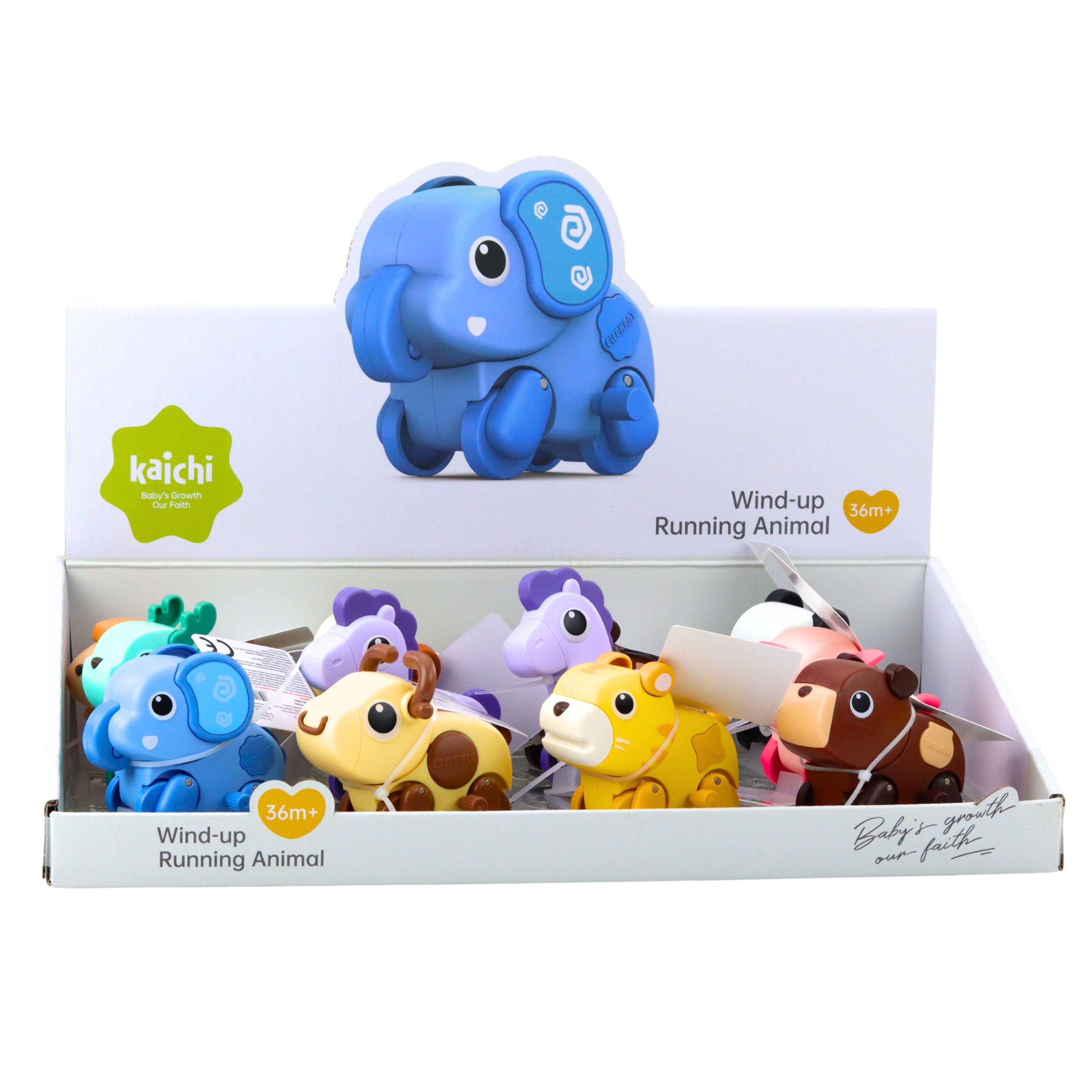 Wind-up Riding Animal Toy For Toddlers Mix