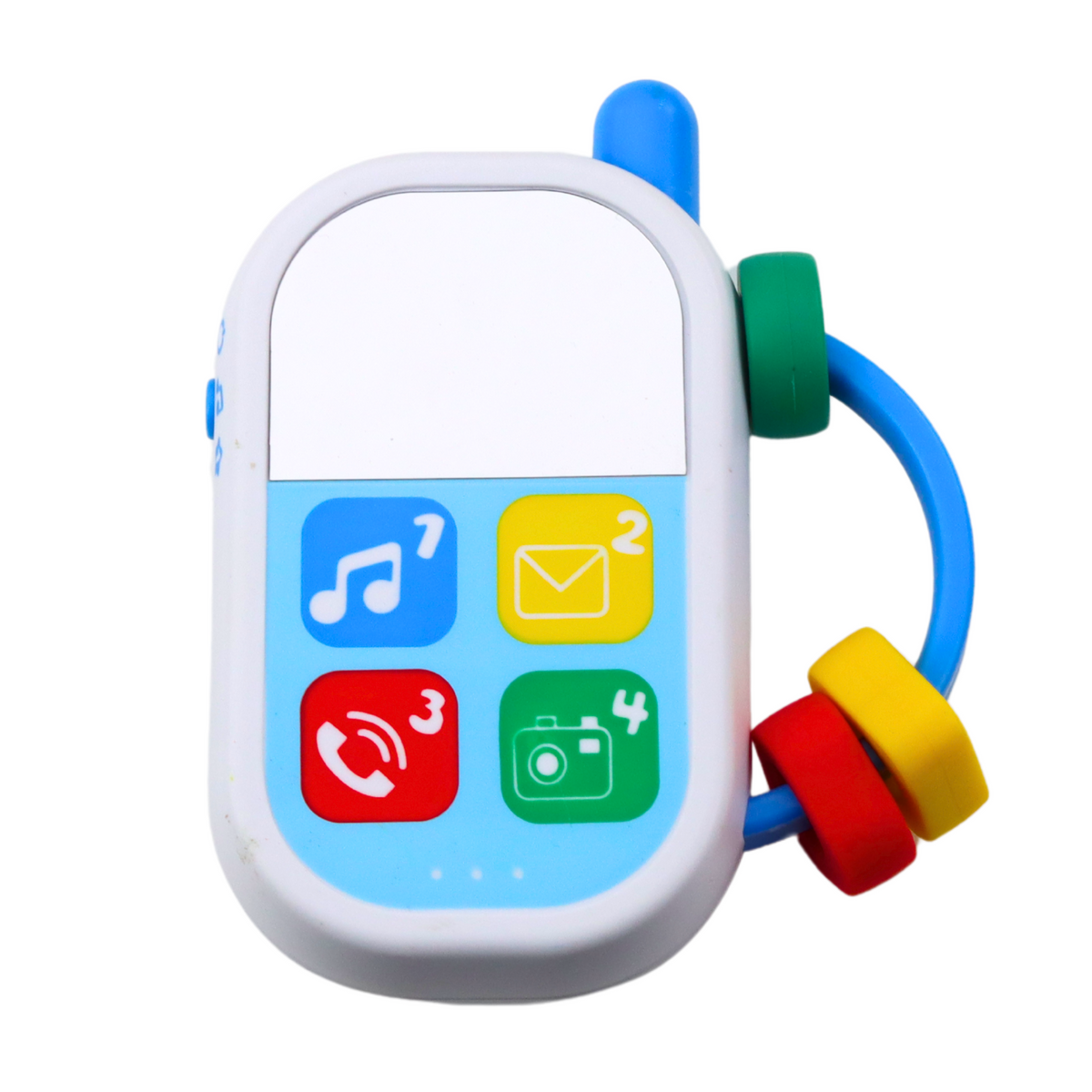Zenés játékok kisgyermekek számára. Telefon Tambourine Keys Hangok 3 db.