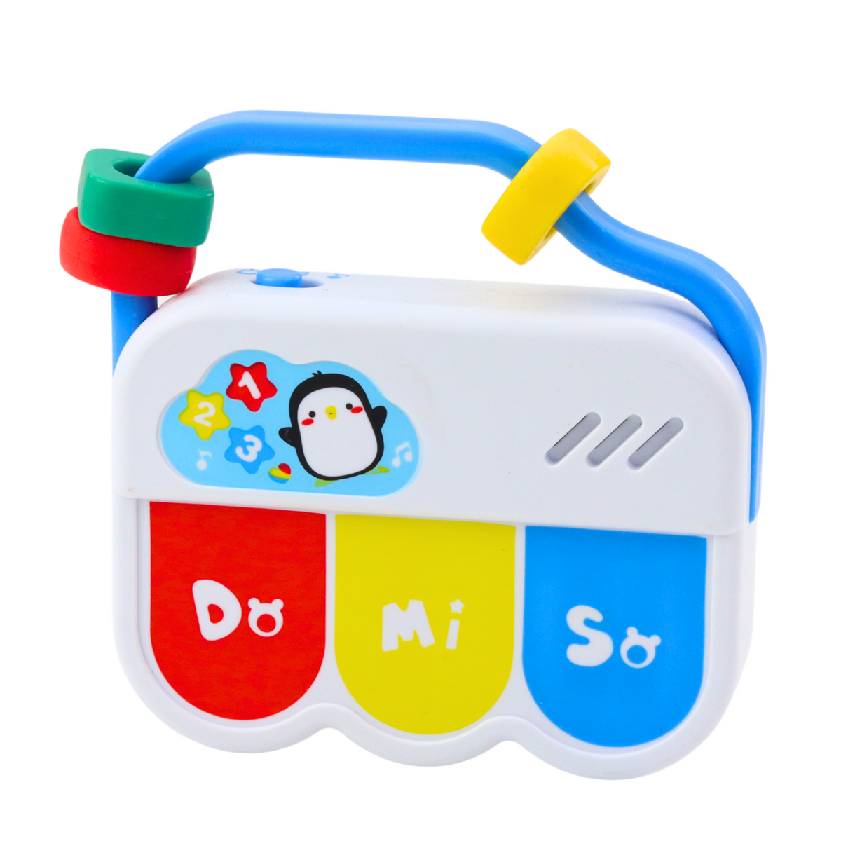 Zenés játékok kisgyermekek számára. Telefon Tambourine Keys Hangok 3 db.