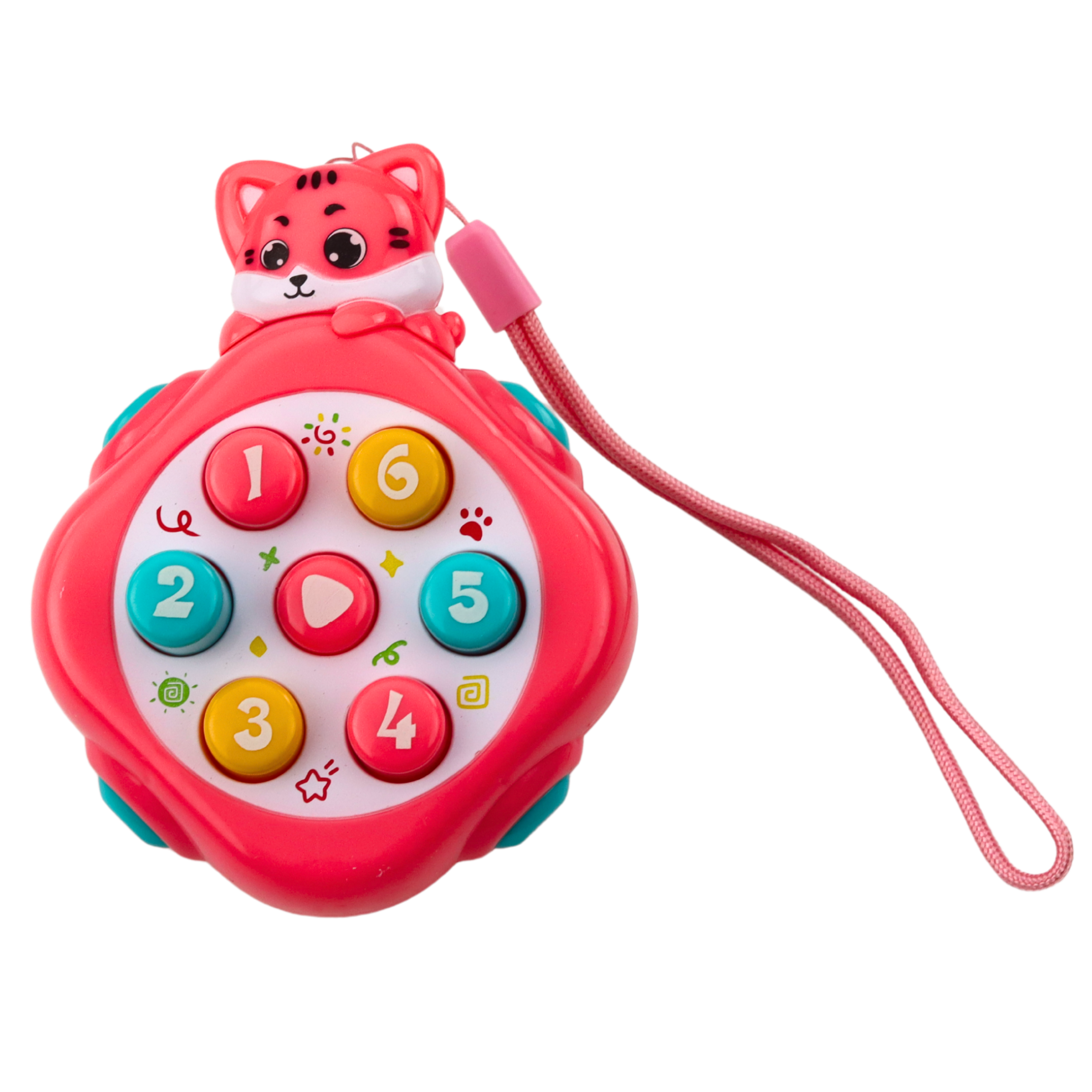 Mini Whack-a-mole Skill Game Animals Numbers Colored Mix