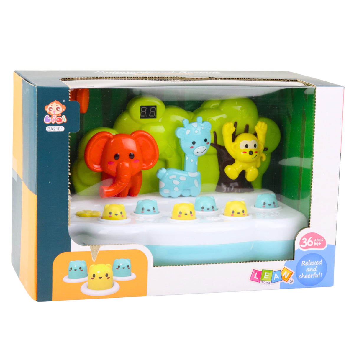 Whack-a-mole Animals Skill Game Counter Hammer Color