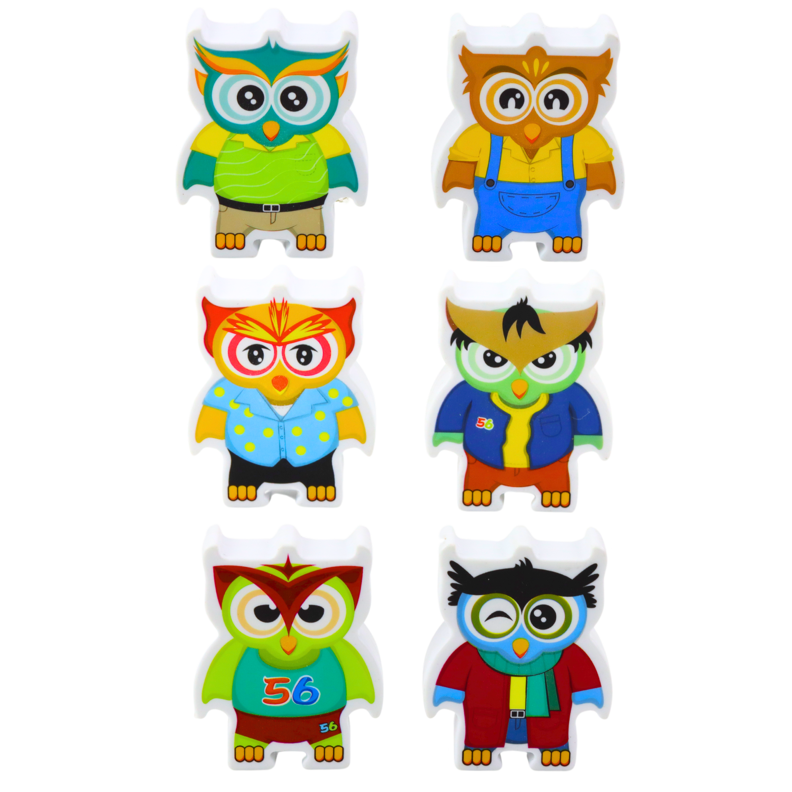 Educational Game Owls Arcade Logic Puzzle Domino 18 Pcs.