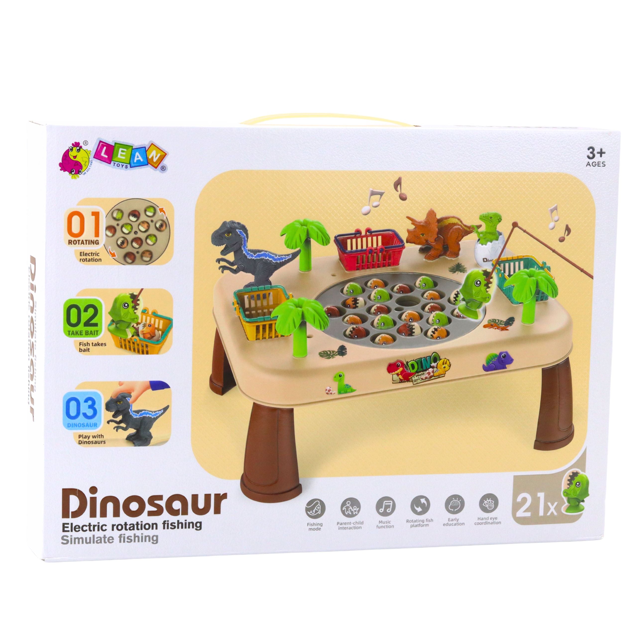 Electric Dinosaur Catching Table With Rotating Sounds