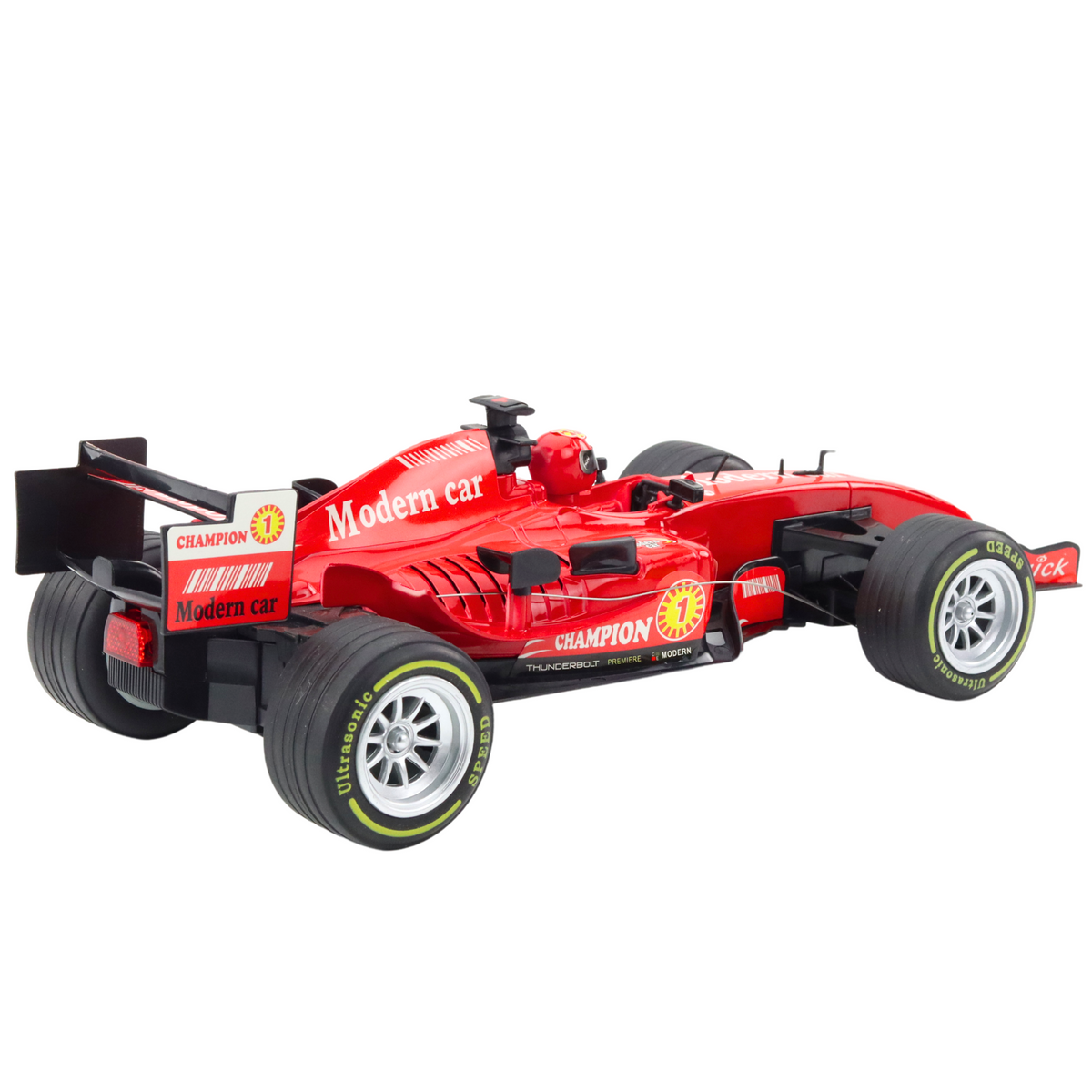 Remote Controlled Rc Racing Car Steering Wheel Lights Sounds 1:12 Red