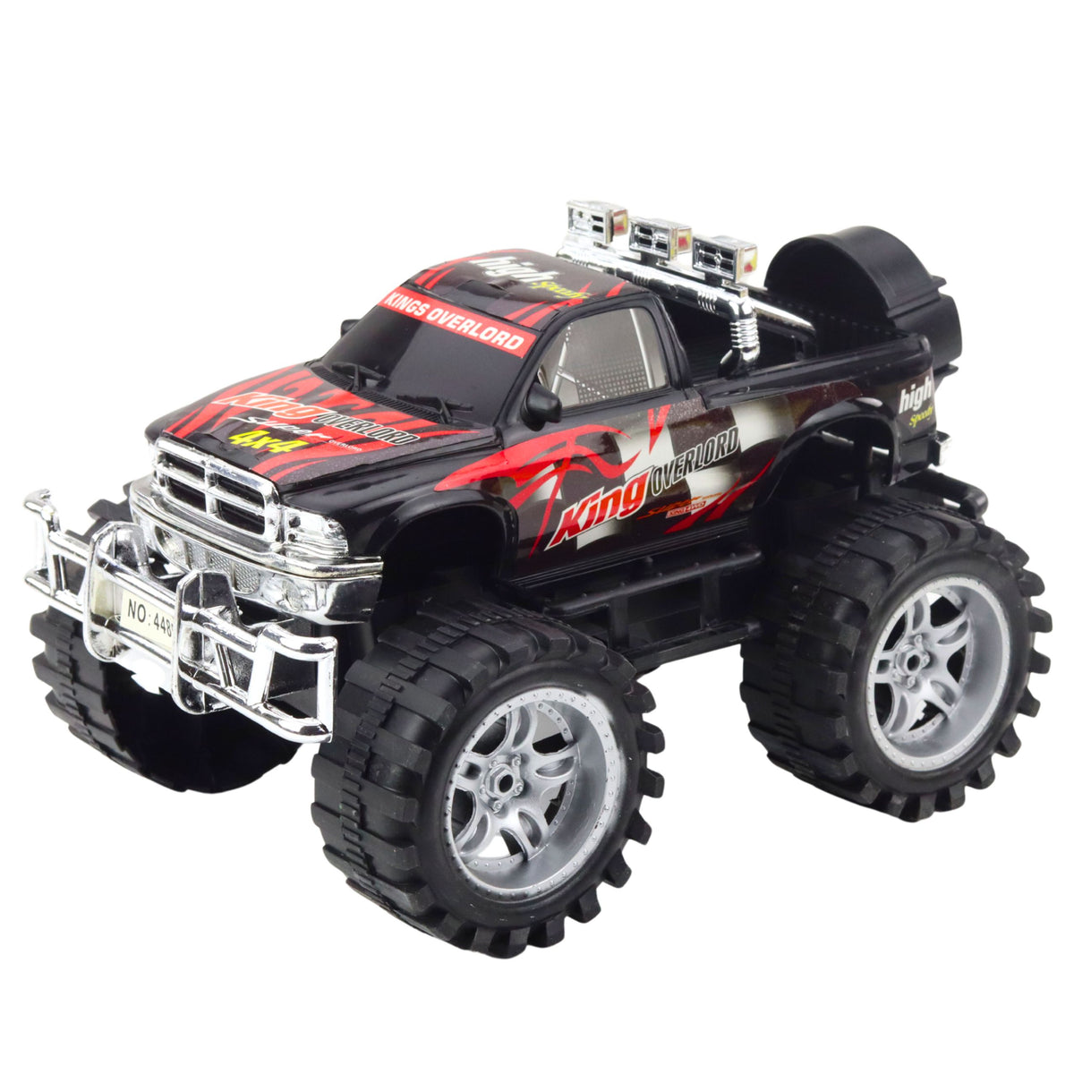 King Rear-wheel Drive Off-road Vehicle With Red And Black 27cm