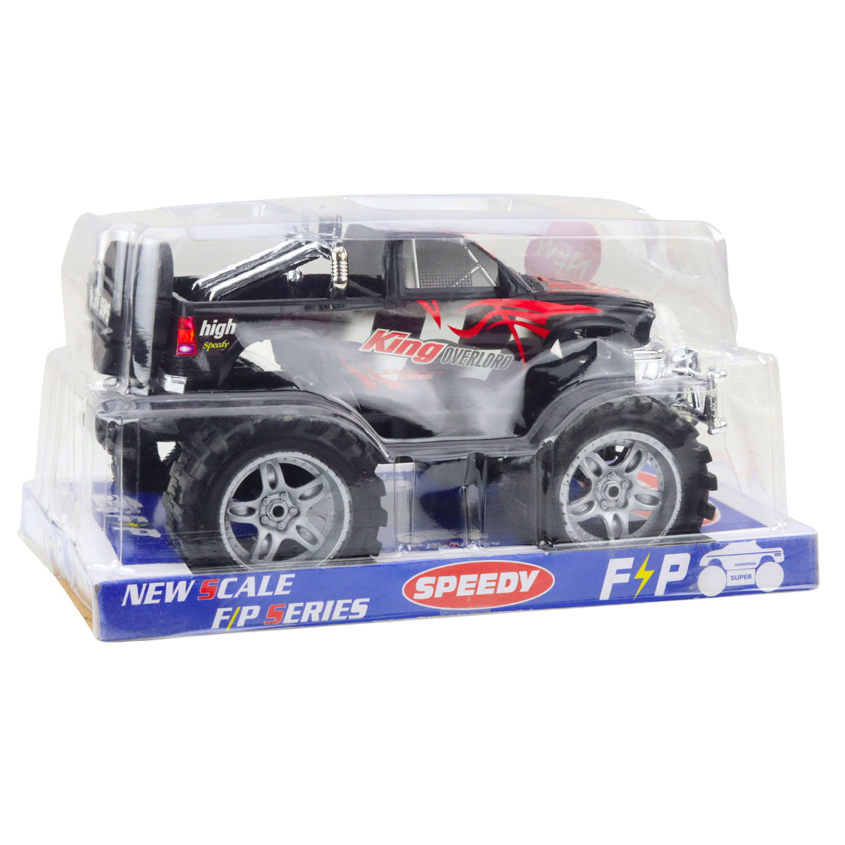 King Rear-wheel Drive Off-road Vehicle With Red And Black 27cm