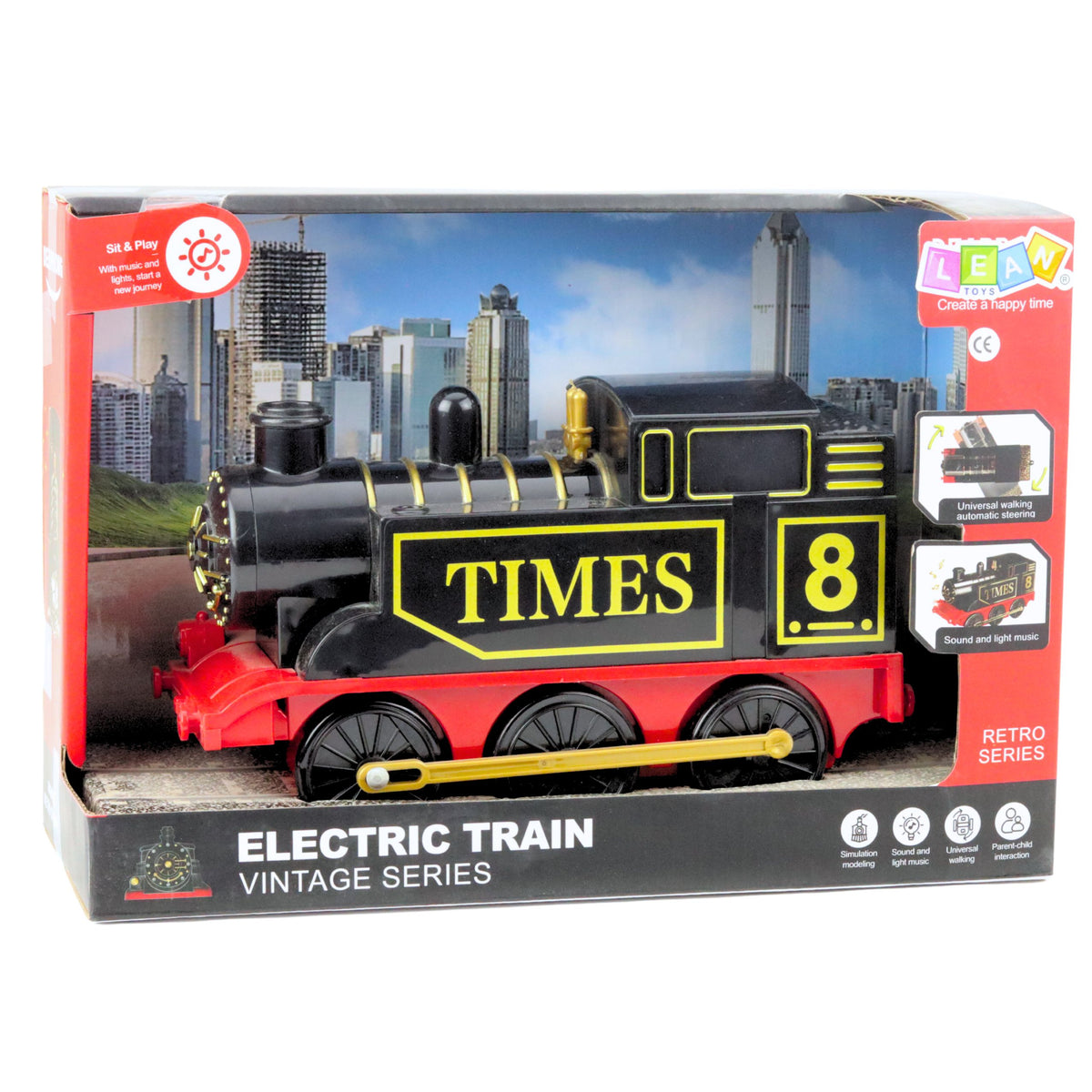 Classic Retro Electric Locomotive Lights Sounds