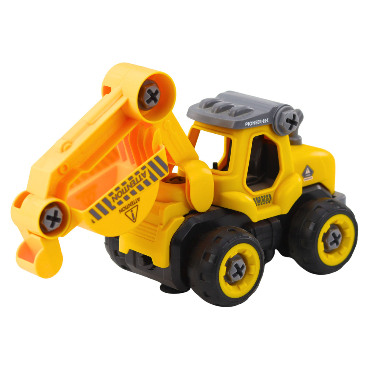 Remote Controlled Screwdriver Rc Excavator Yellow 2in1
