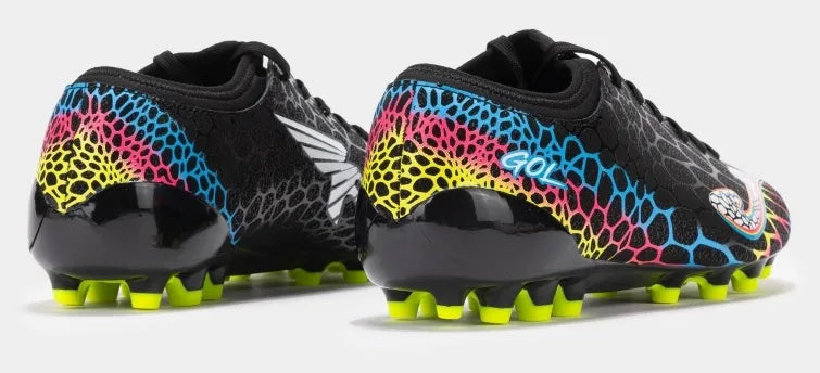 Scarpe da calcio joma gol 2401 nero limone fluor artificiale nero nero 42