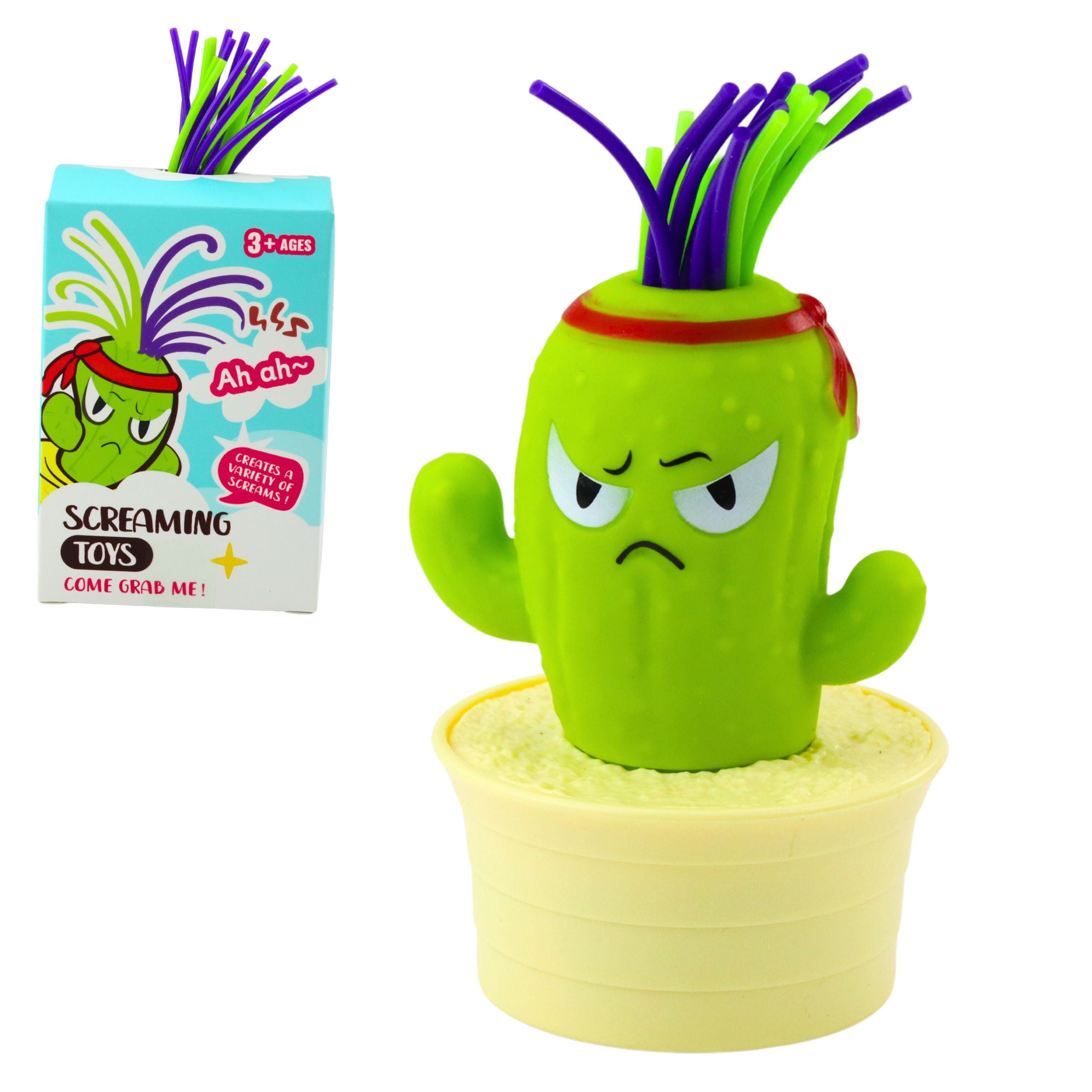 Screaming Vegetables Interactive Figurines Colorful Hair Mix
