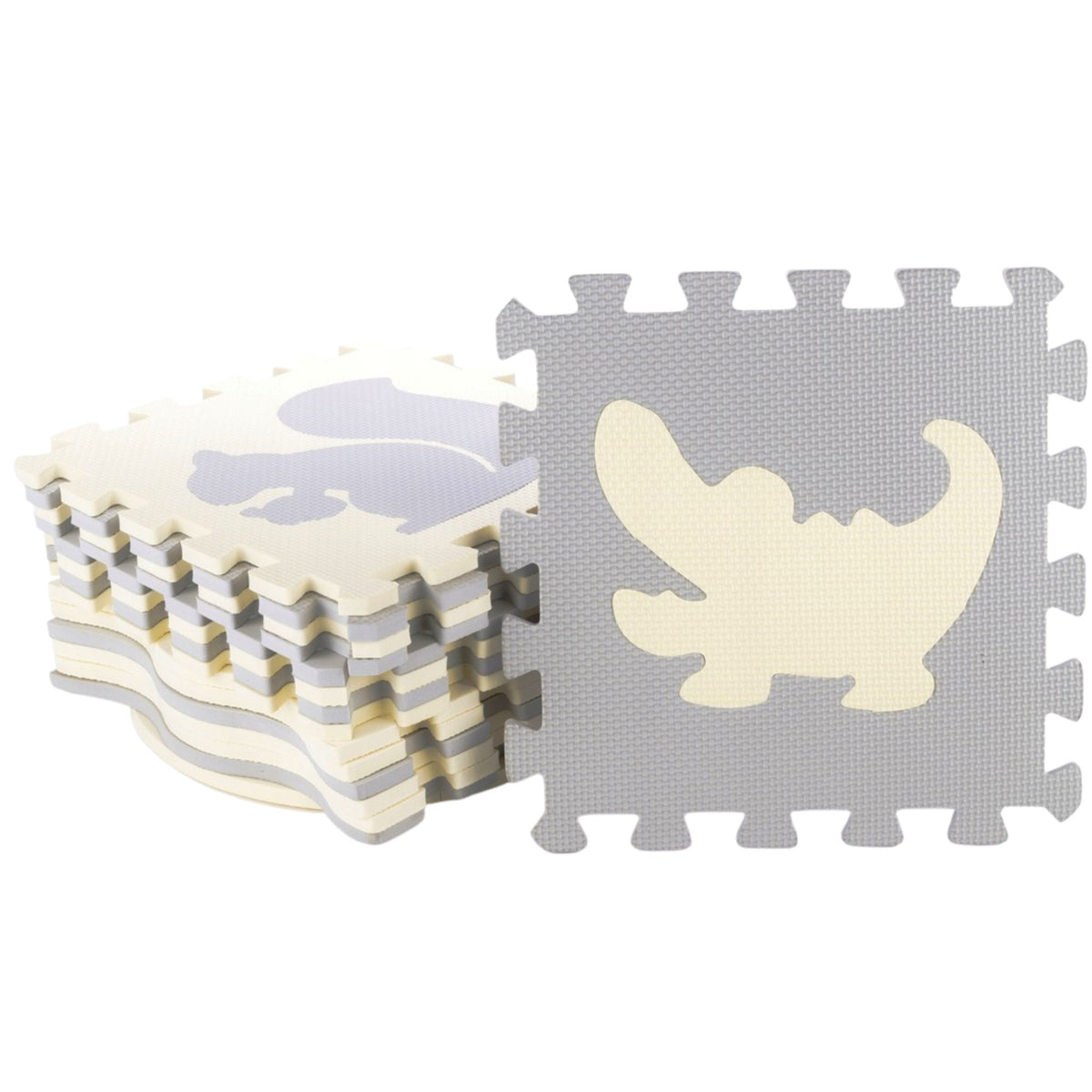 Puzal Bog Ainmhithe Mata Oideachais Eva Foam Beige Gray 9 ríomhaire.