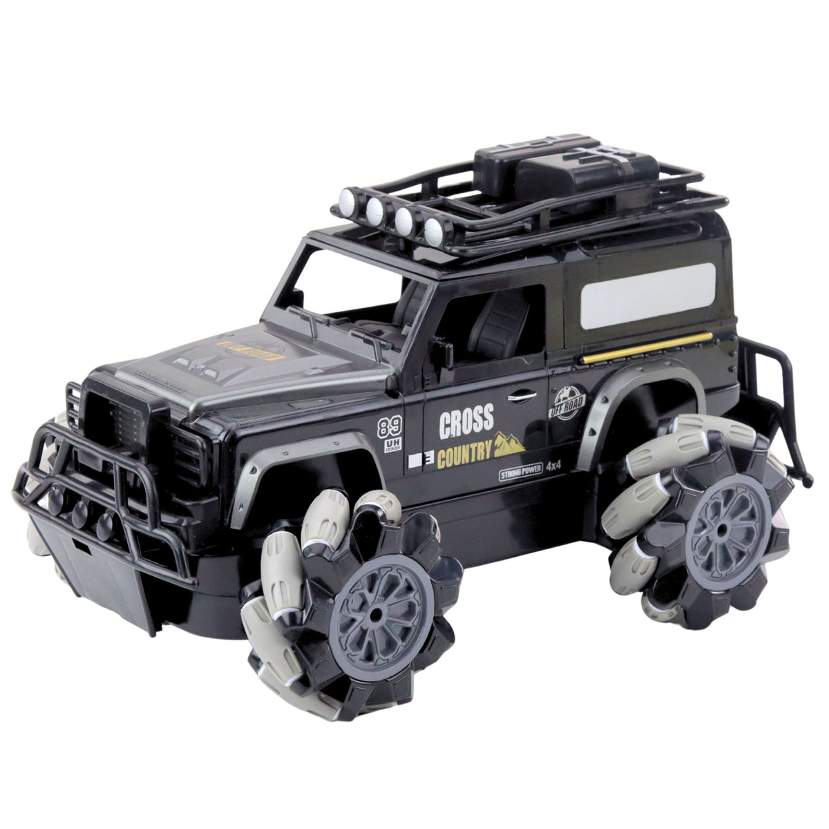 Rc Off-road Car Remote Controlled 360° Rotation 1:12 Black