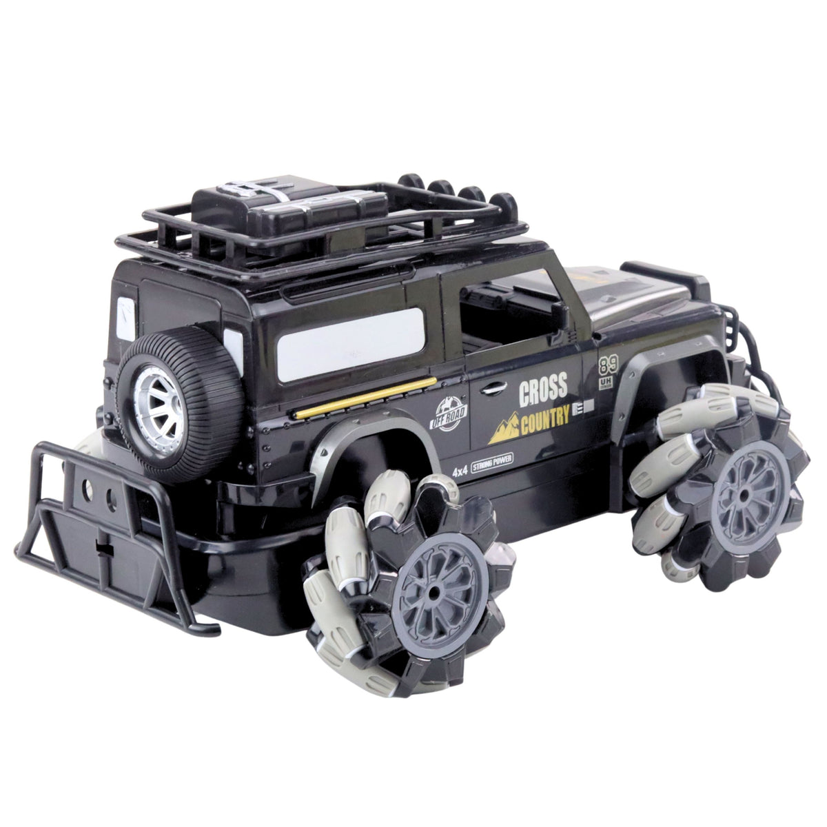 Rc Off-road Car Remote Controlled 360° Rotation 1:12 Black