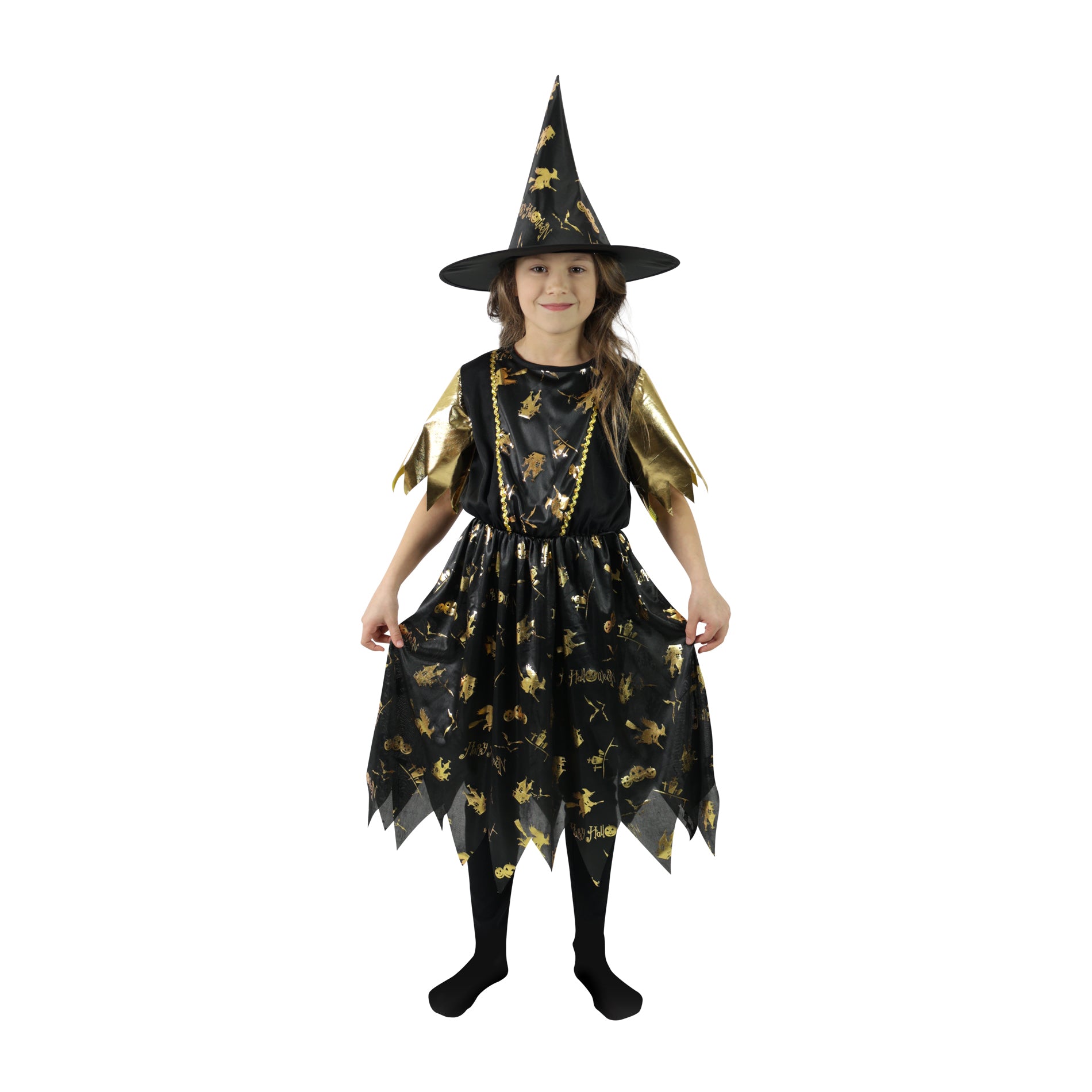 Детски костюм - Златна вещица (и) E-pack