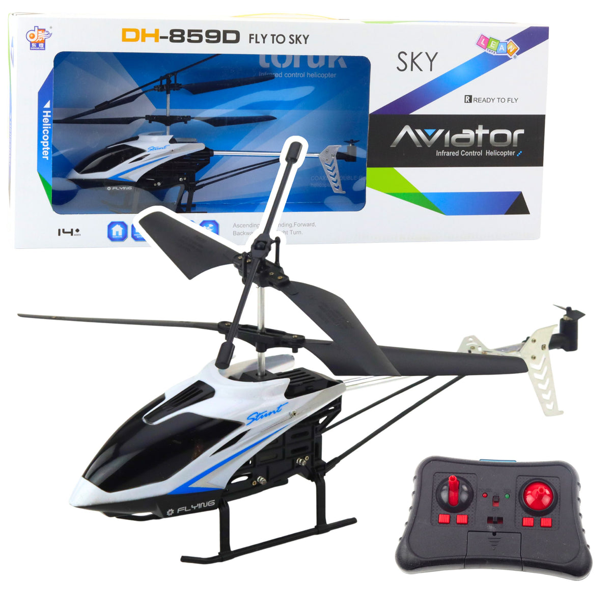 Elicopter Rc Aviator Dh-859d Led 360° cu telecomanda